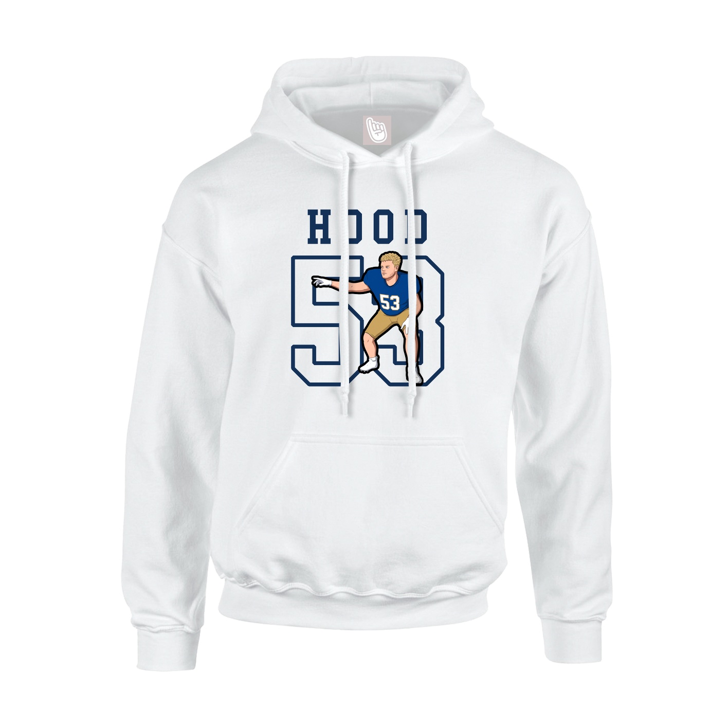 Youth Hoodie — Shirsey in White