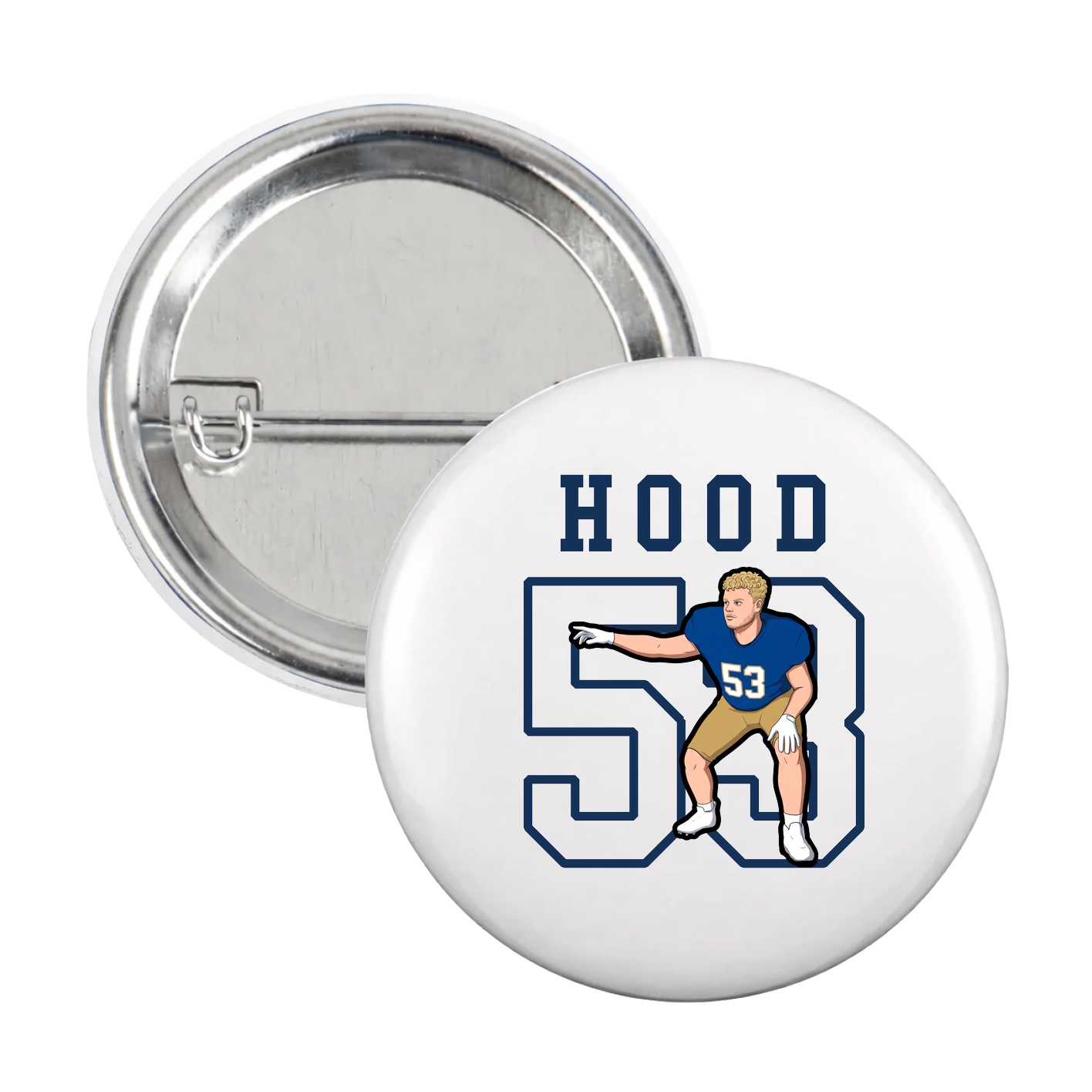 Game Day Button — Shirsey in White