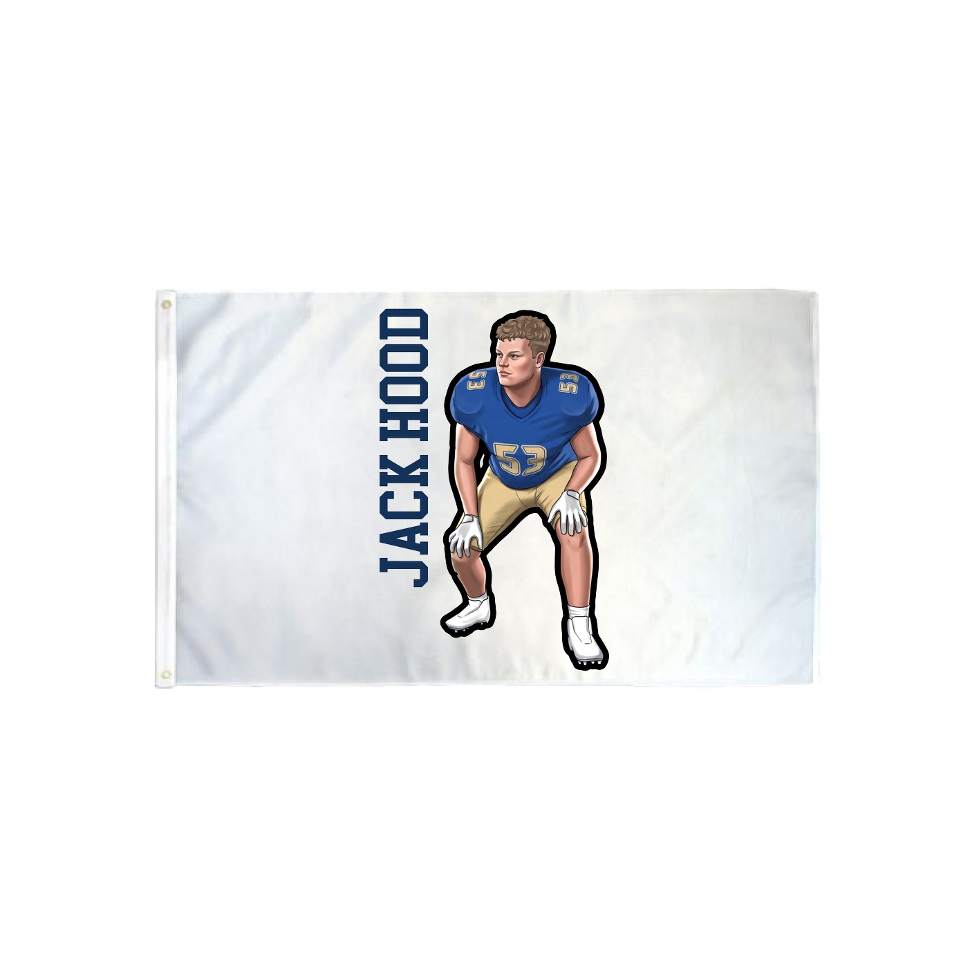 3x5 Flag — Name Vertical in Classic