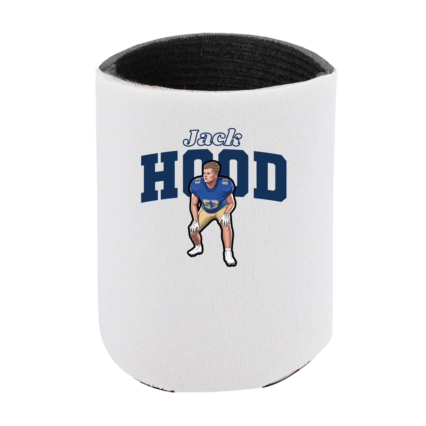 Can Holder — Name Arch in White