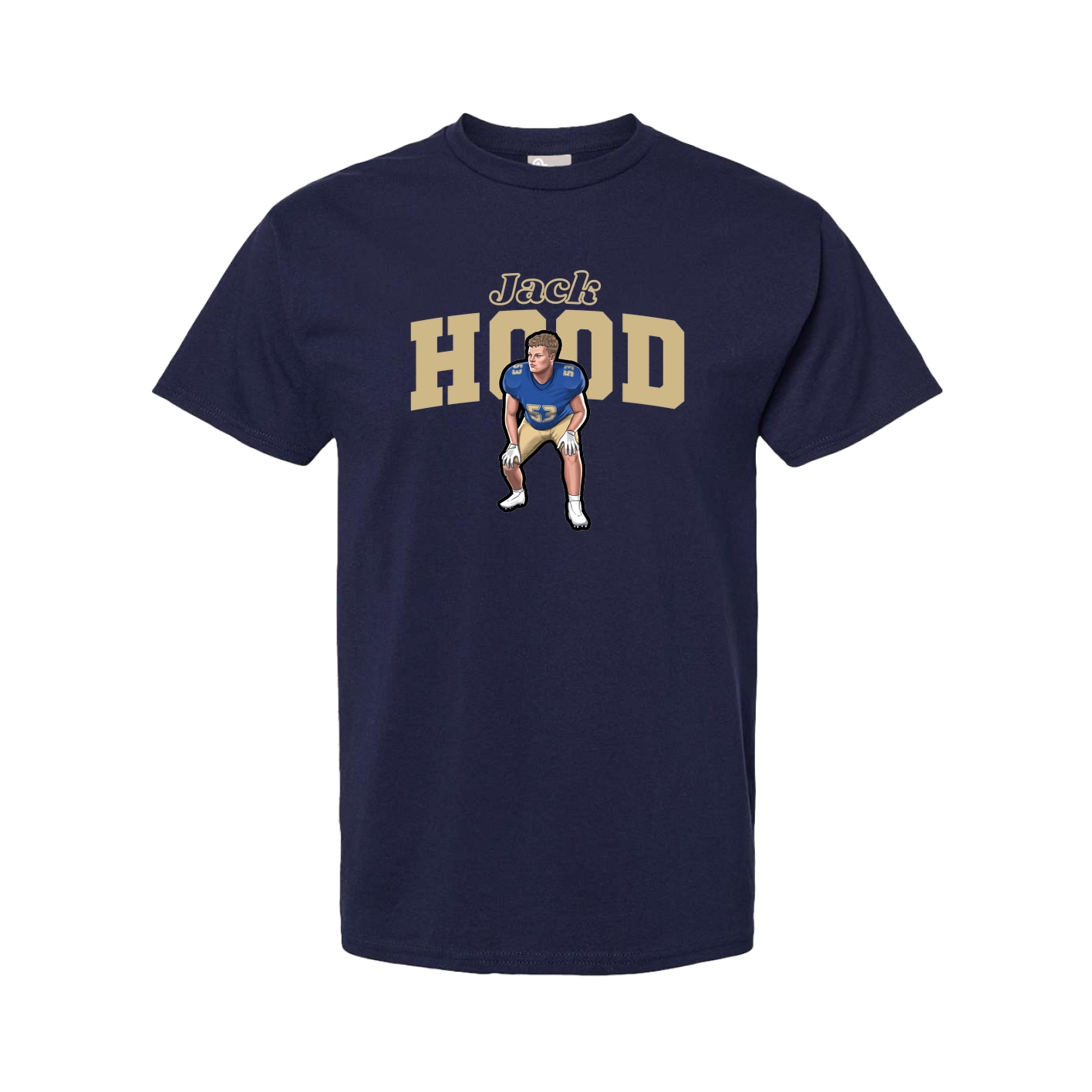 Tee — Name Arch in Navy
