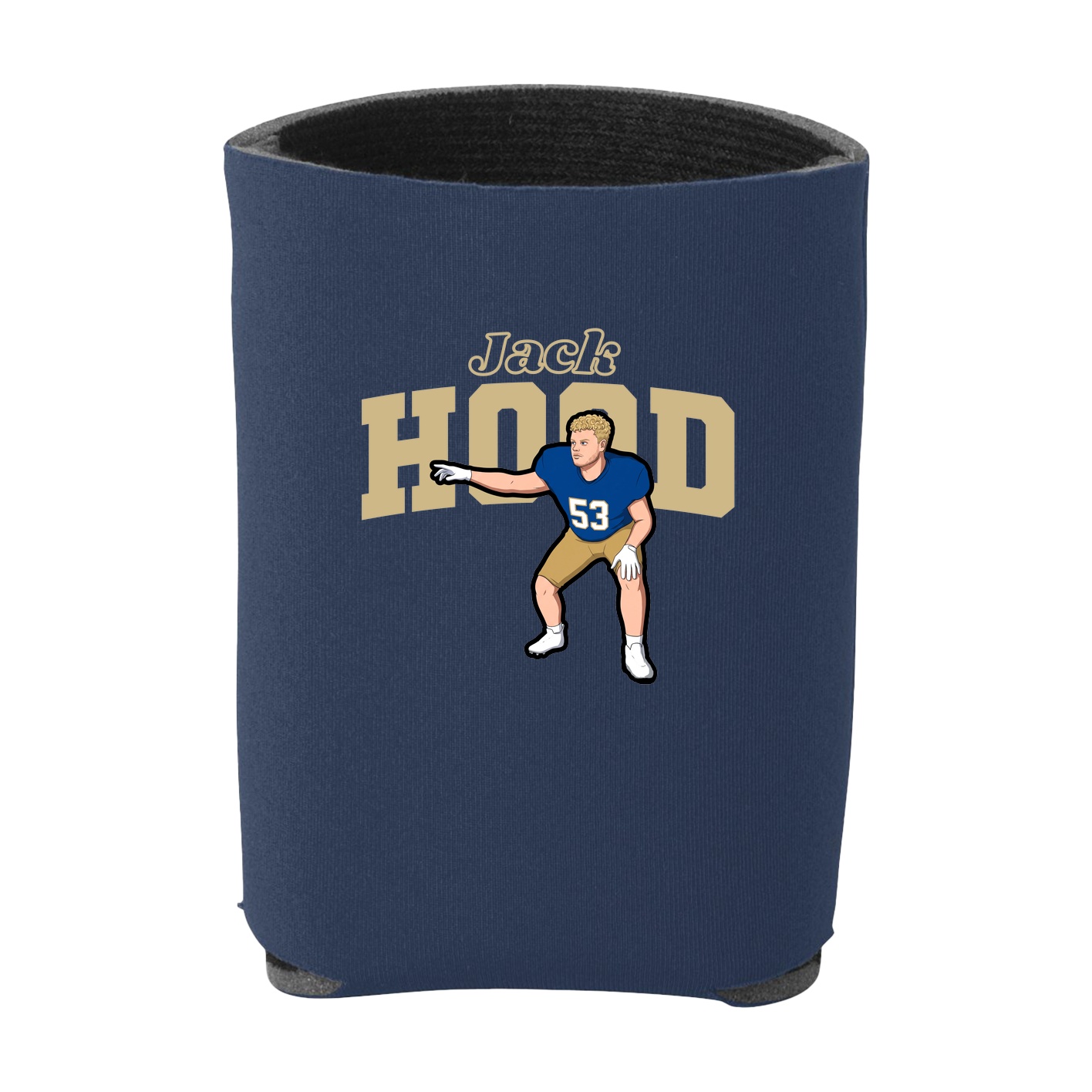 Can Holder — Name Arch in Navy