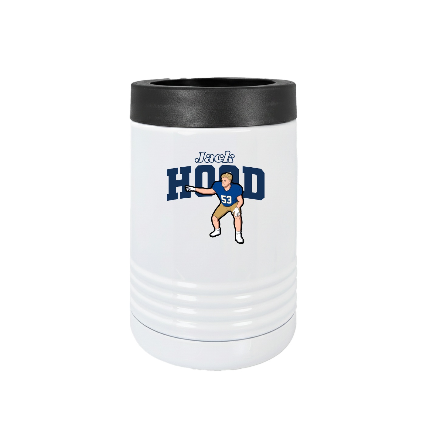Beverage Holder — Name Arch in White