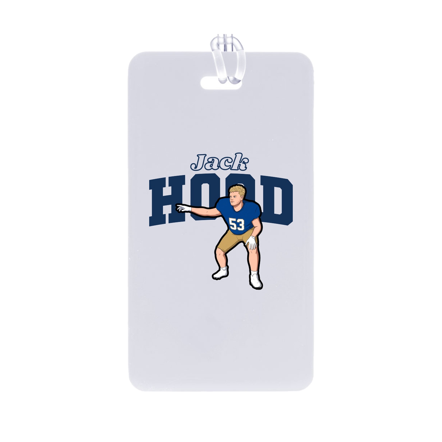Bag Tag — Name Arch in Classic