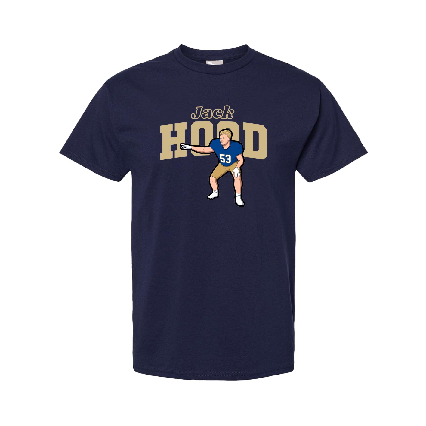 Tee — Name Arch in Navy