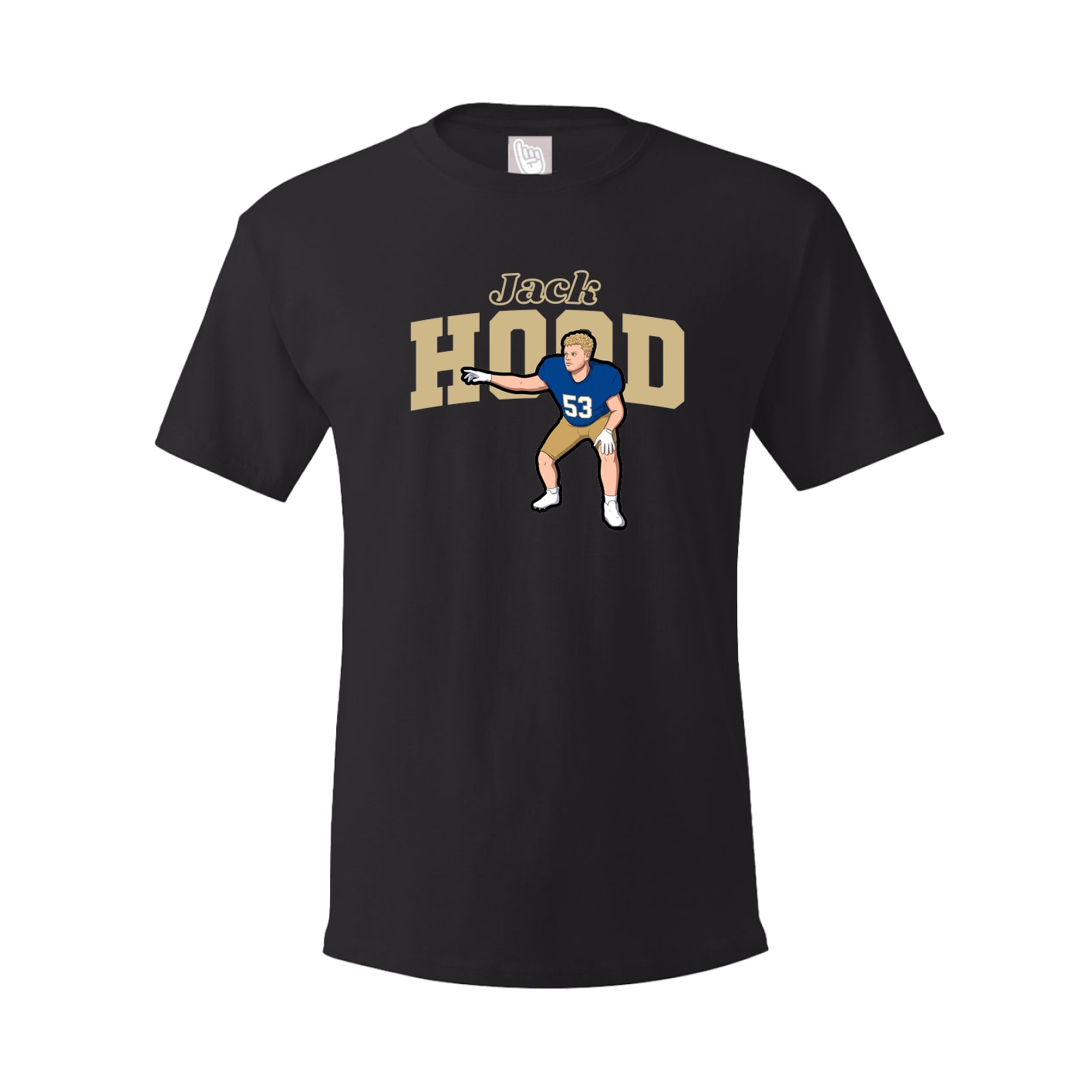 Youth Tee — Name Arch in Black