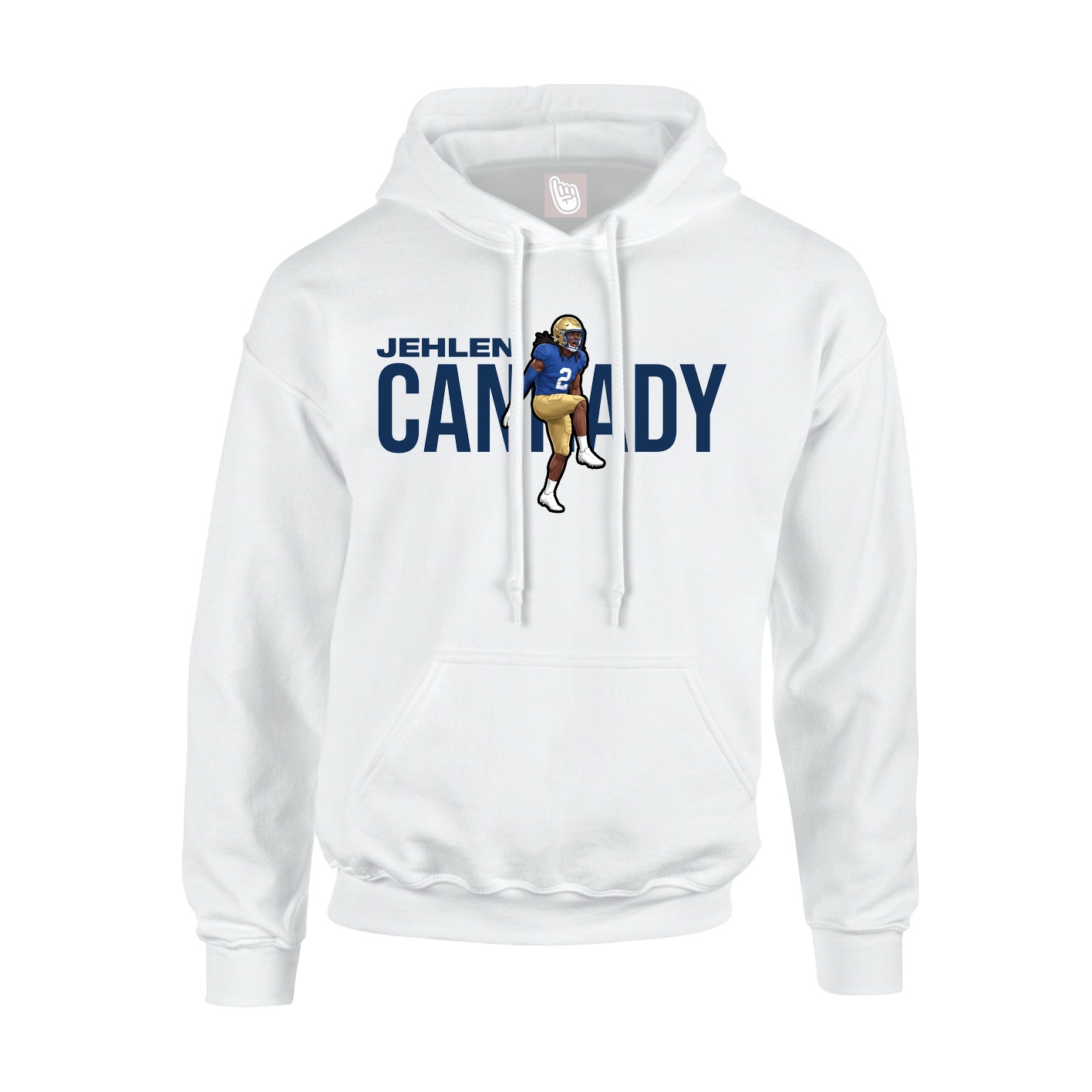 Hoodie — Player Name in White