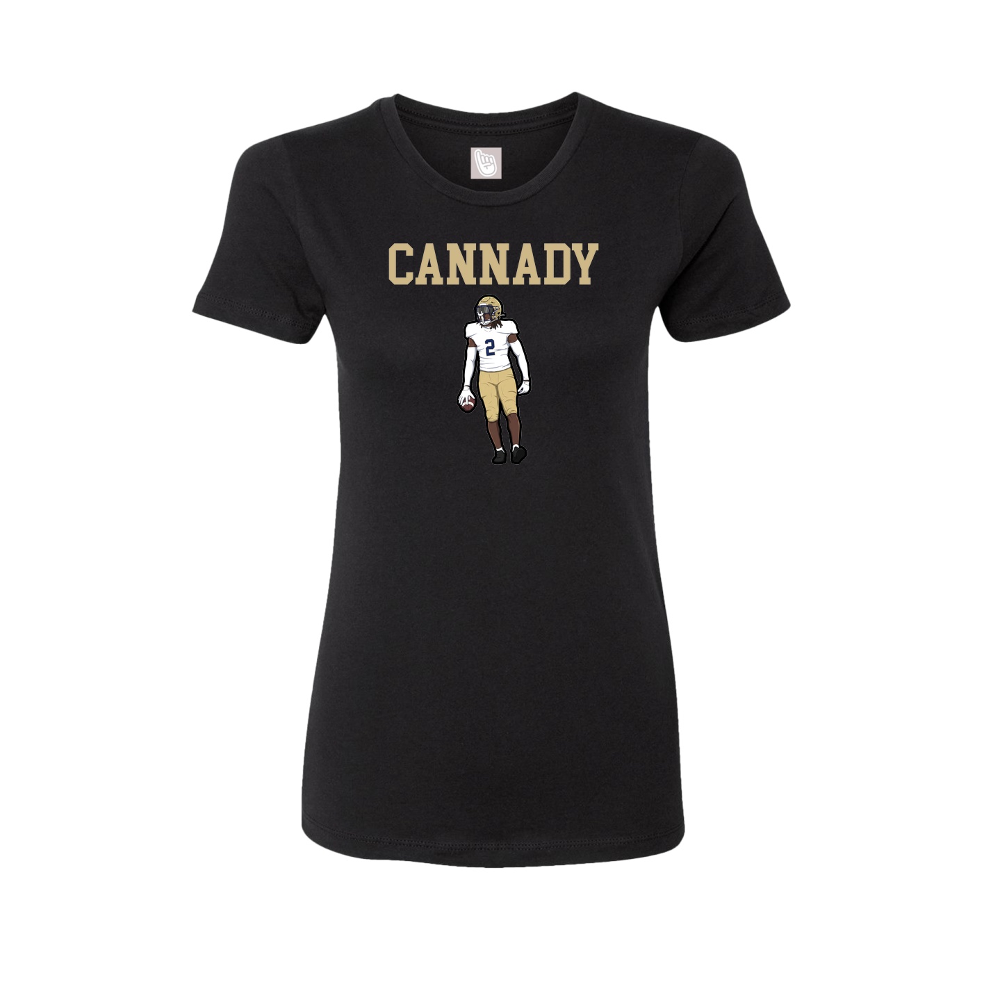 Fitted Women's Tee — Shirsey in Black