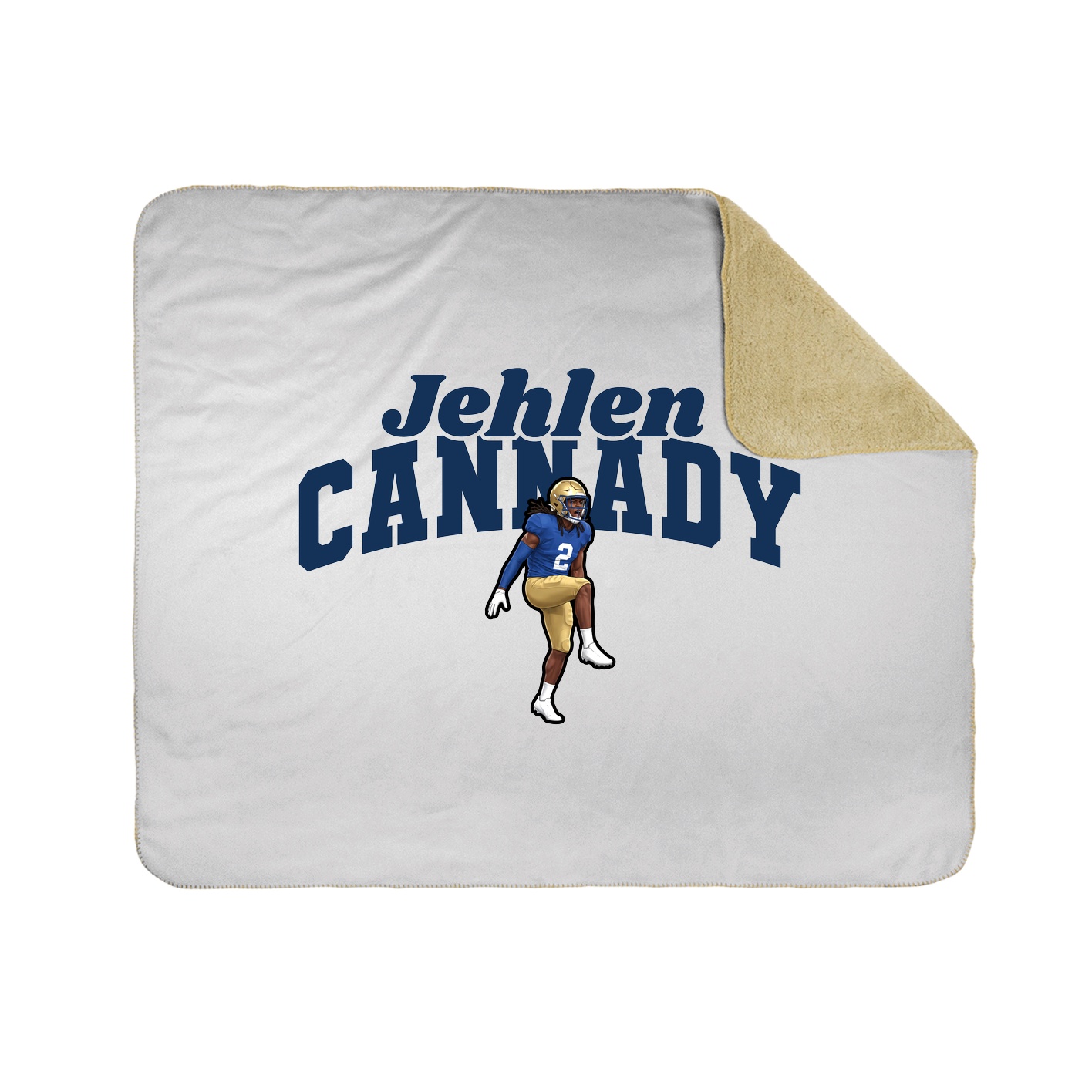 Throw Blanket — Signature Arch in White