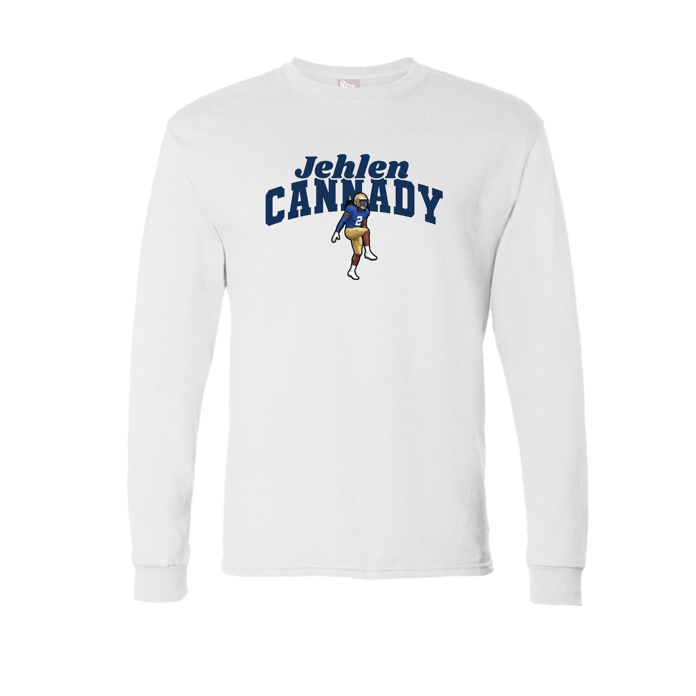 Long Sleeve Tee — Signature Arch in White