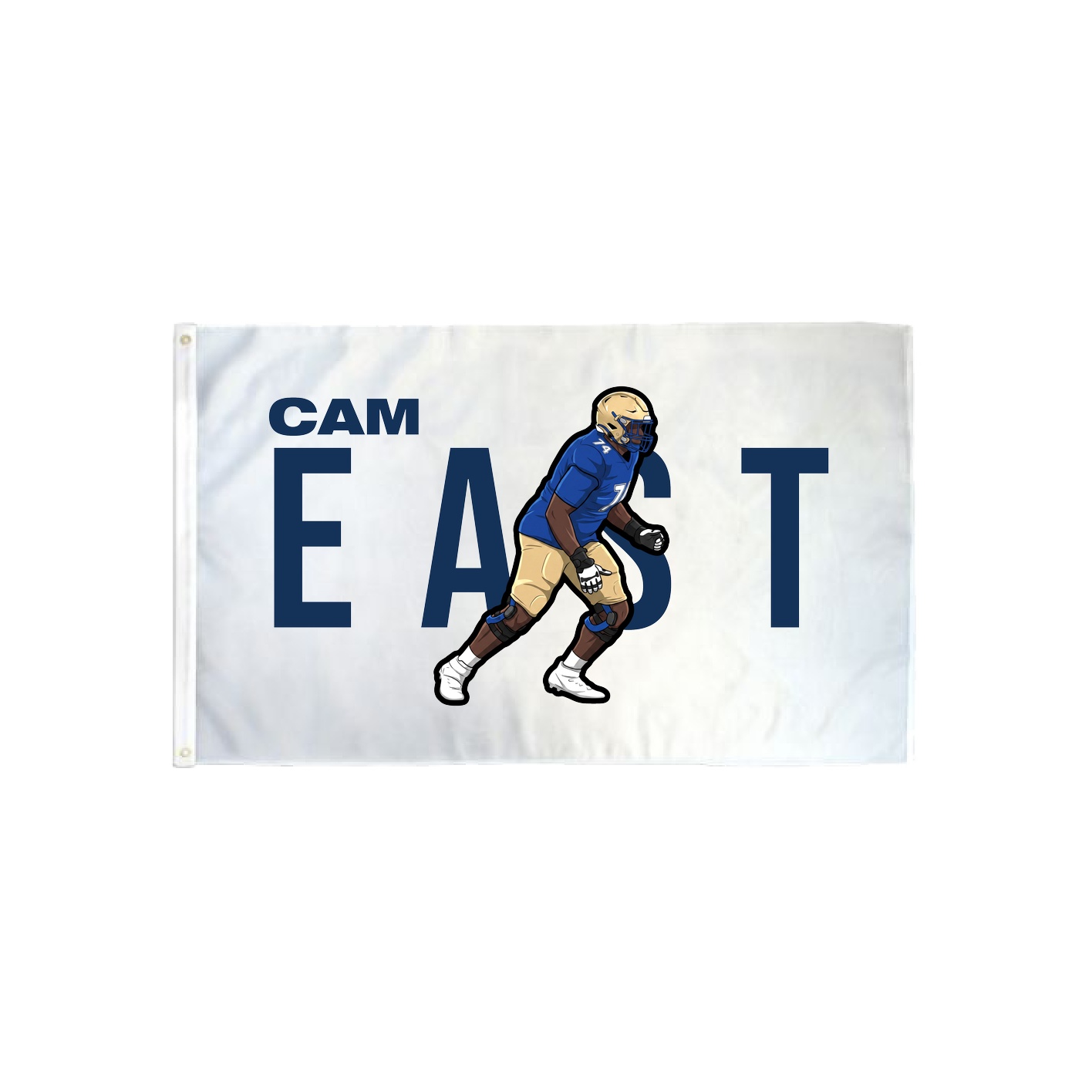 3x5 Flag — Player Name in Classic