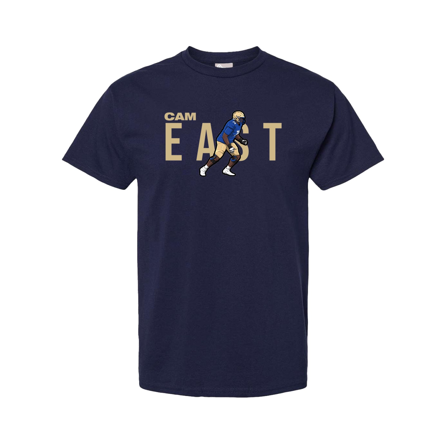 Youth Tee — Player Name in Navy