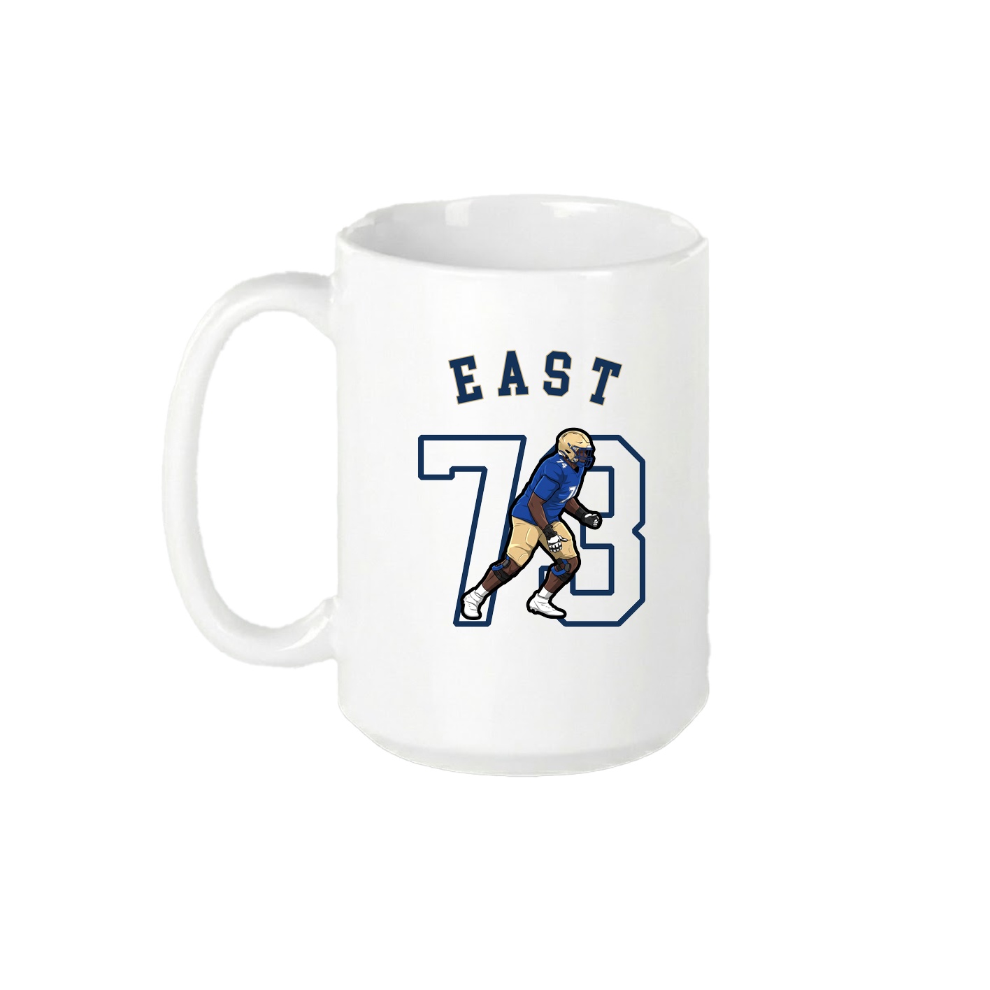 15oz Coffee Mug — Shirsey Arch in White