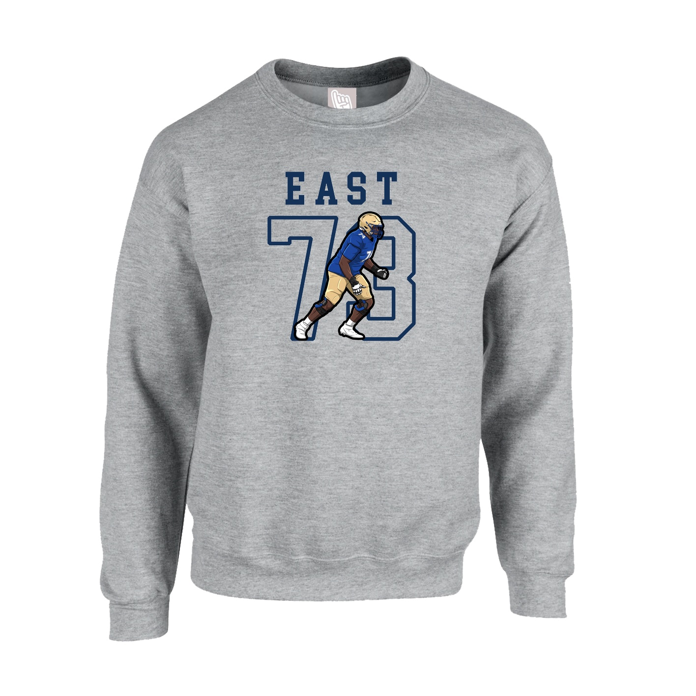 Fleece Crew — Shirsey in Grey