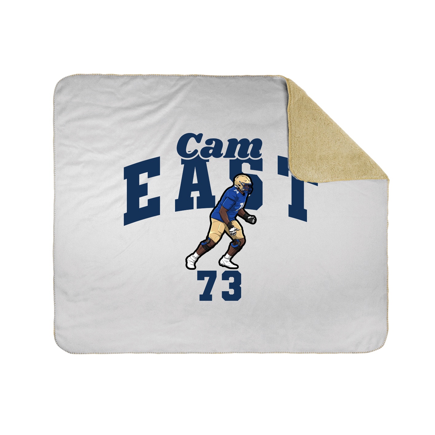 Throw Blanket — Signature Arch in White