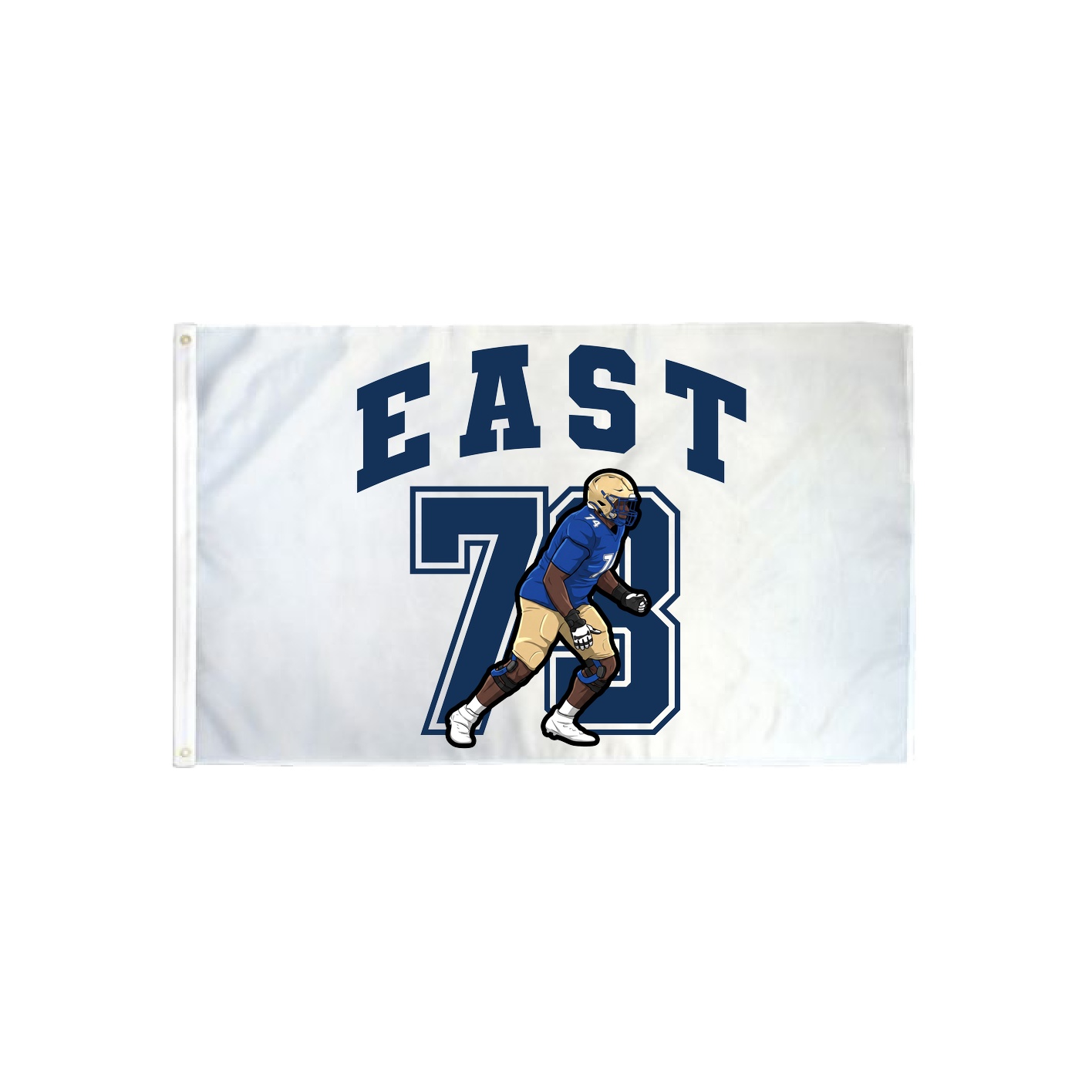 3x5 Flag — Number in Classic