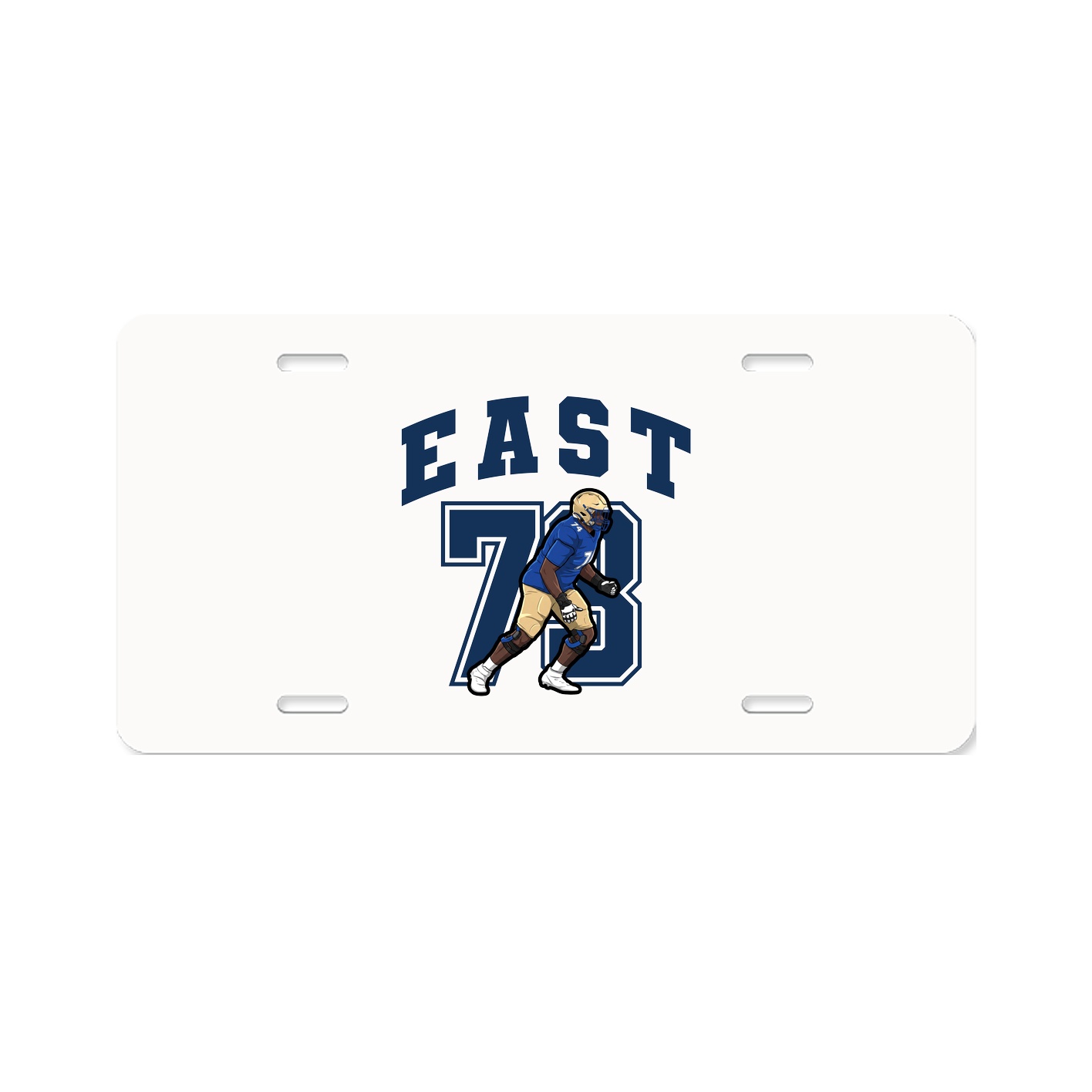 License Plate — Number in Classic
