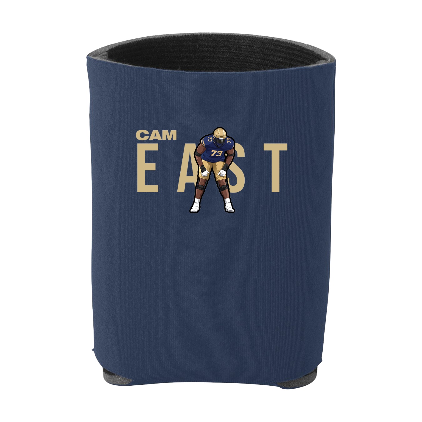 Can Holder — Player Name in Navy