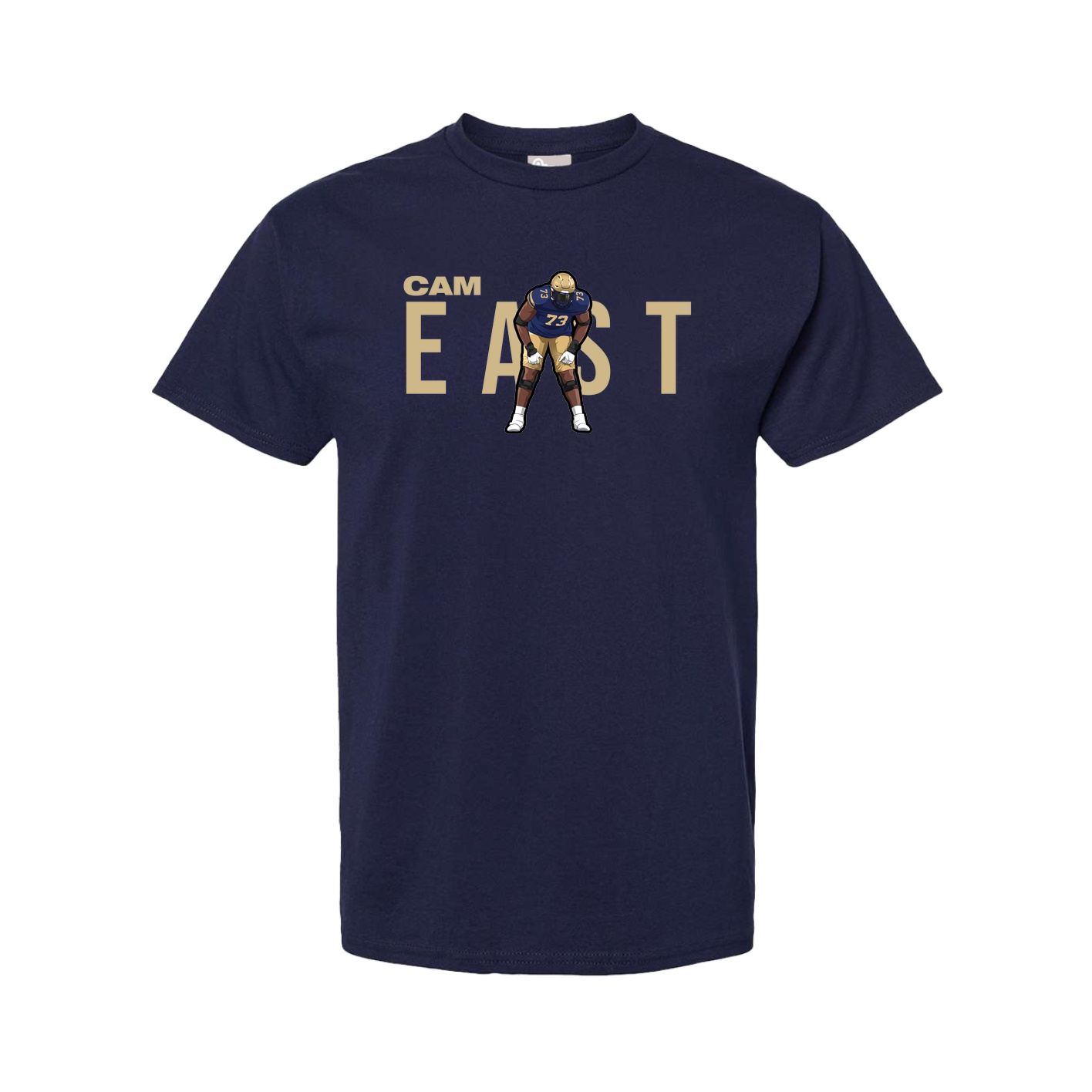 Tee — Player Name in Navy