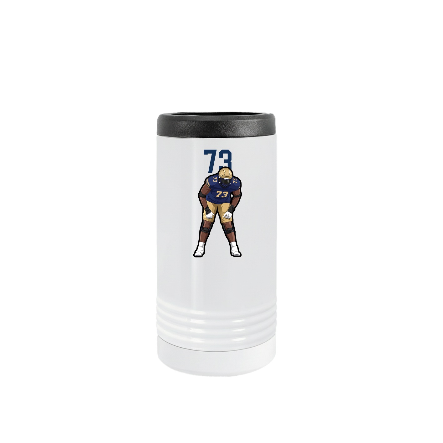 Slim Beverage Holder — Number Top in White