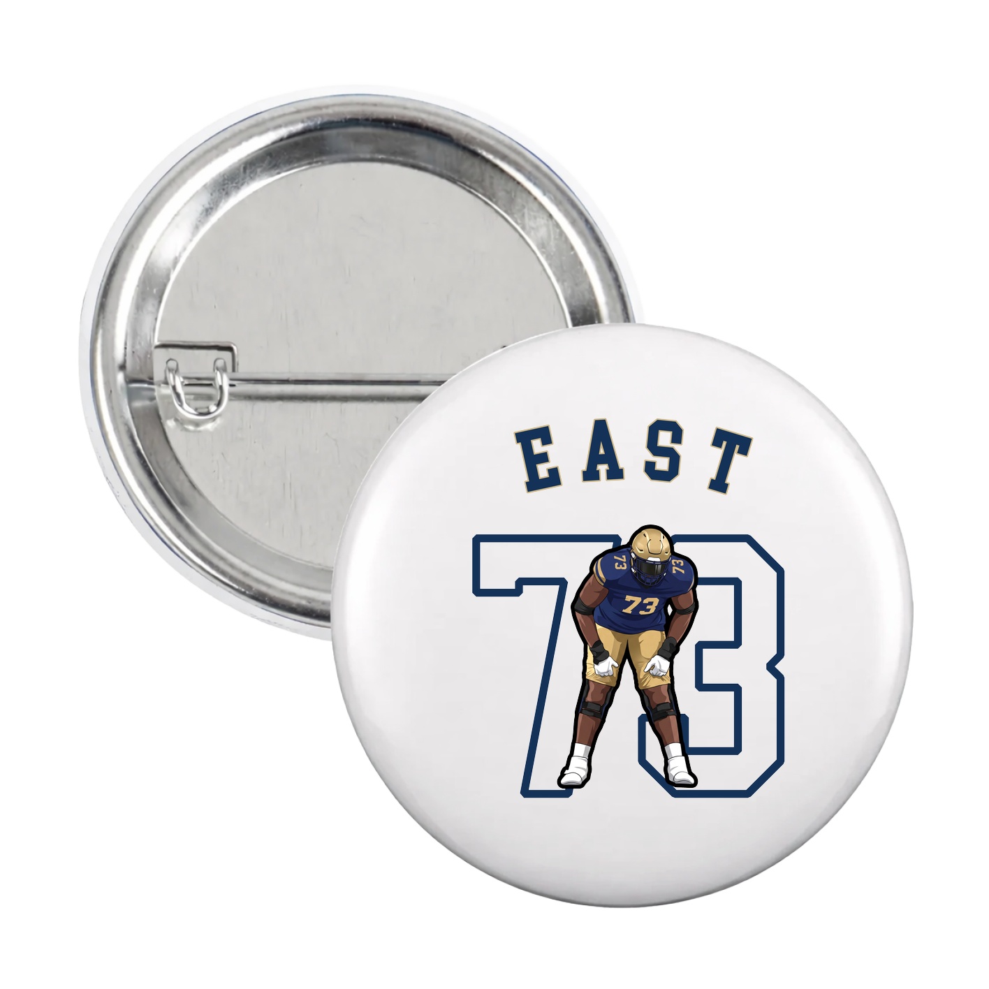 Game Day Button — Shirsey Arch in White