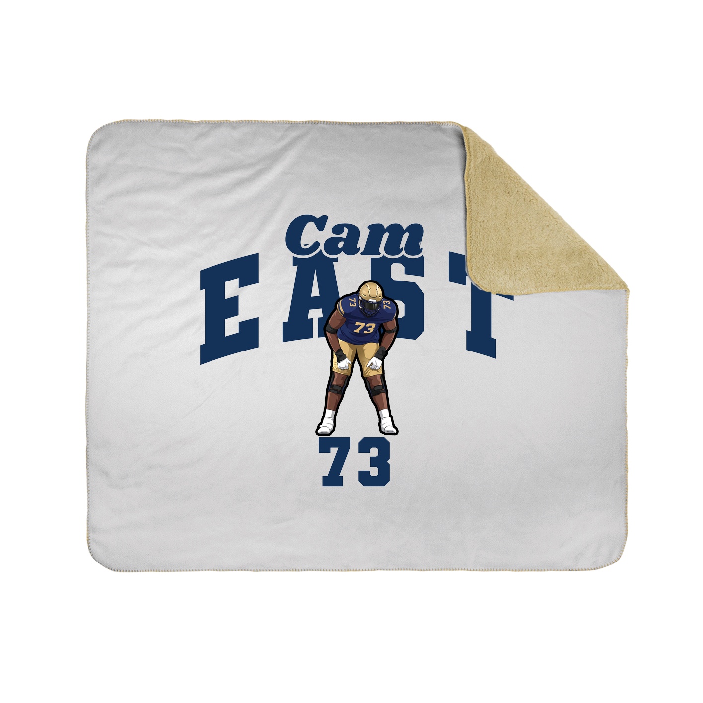 Throw Blanket — Signature Arch in White