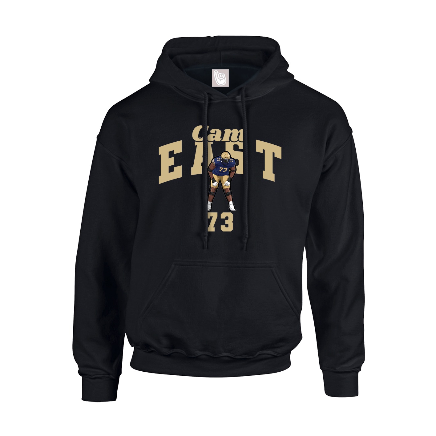 Hoodie — Signature Arch in Black