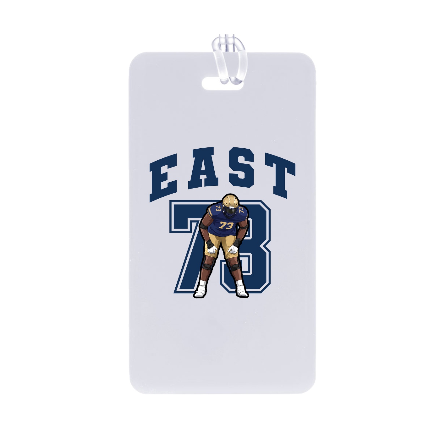 Bag Tag — Number in Classic