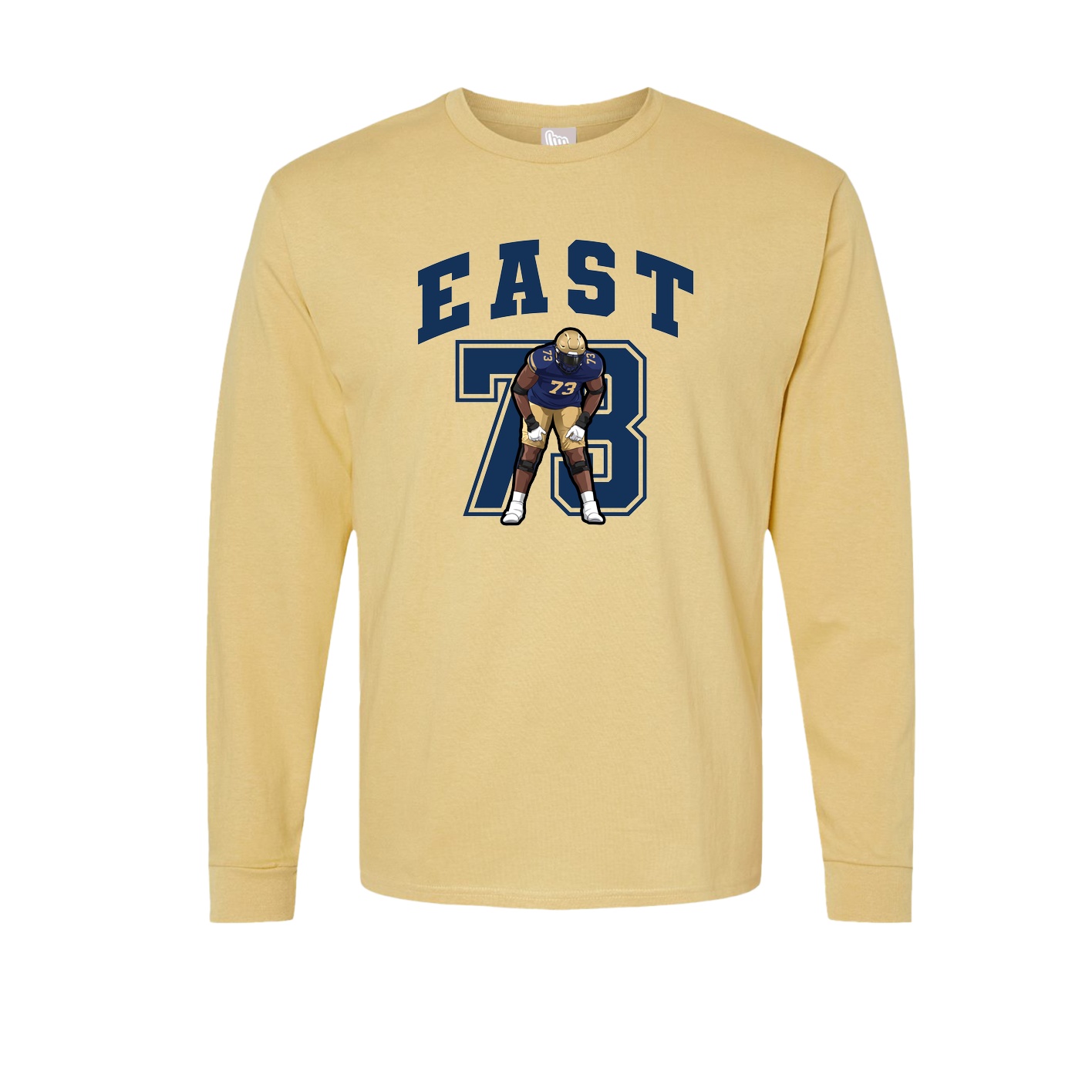 Long Sleeve Tee — Number in Vegas Gold