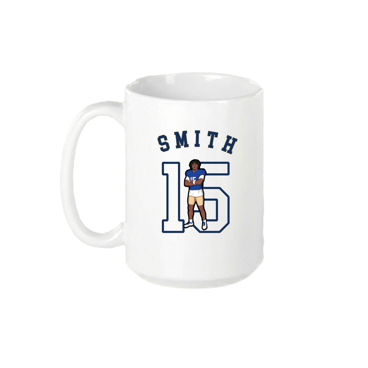 15oz Coffee Mug — Shirsey Arch in White