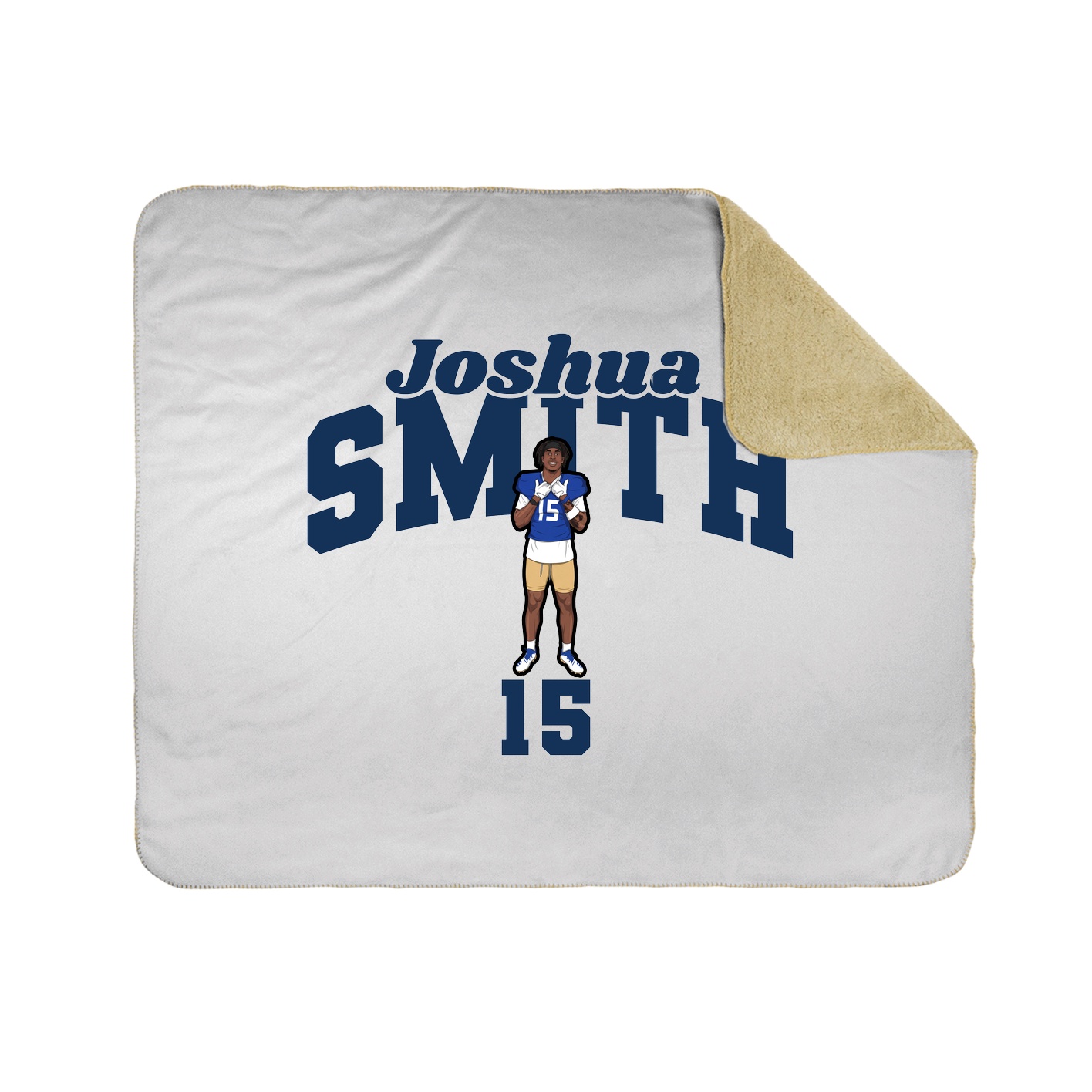 Throw Blanket — Signature Arch in White