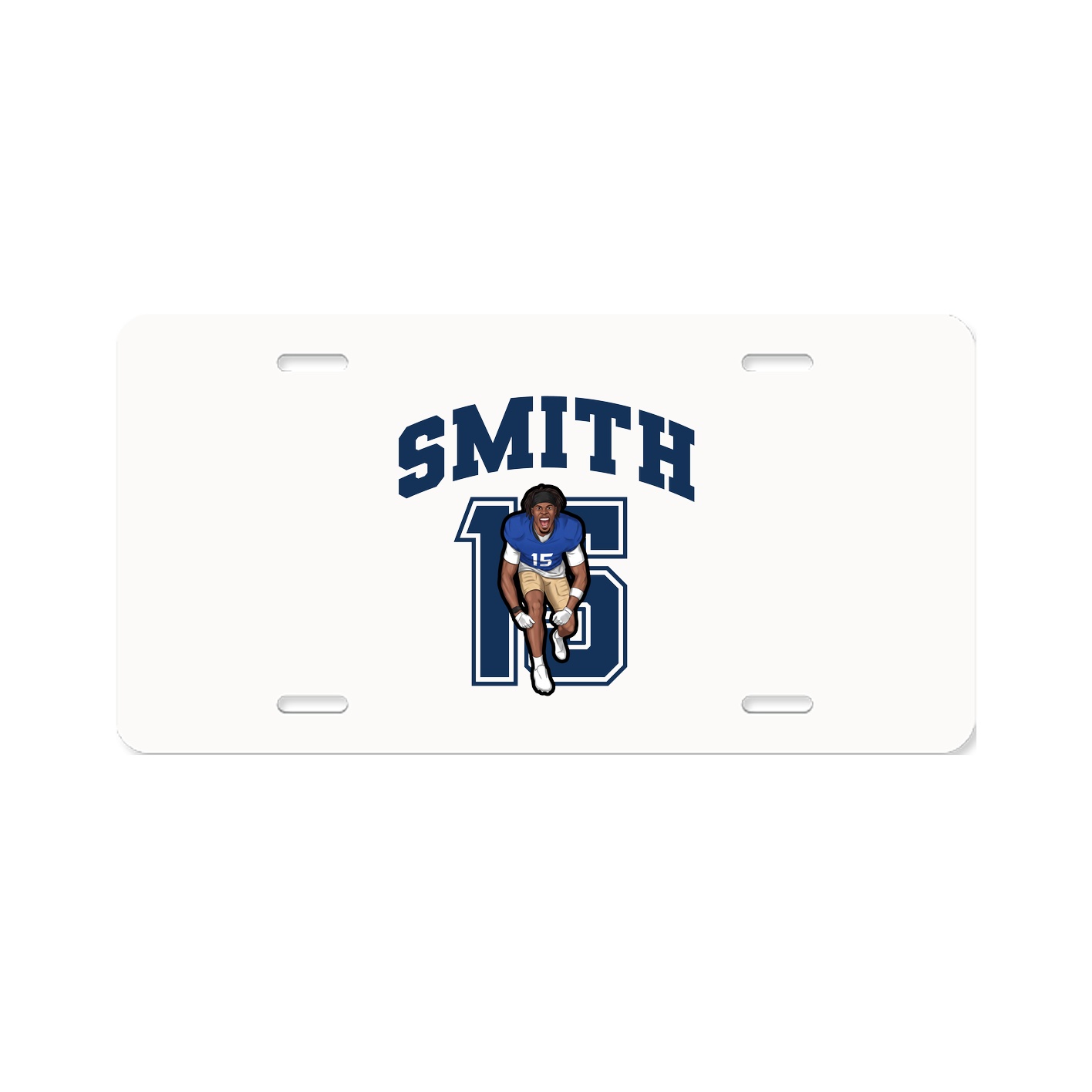 License Plate — Number in Classic