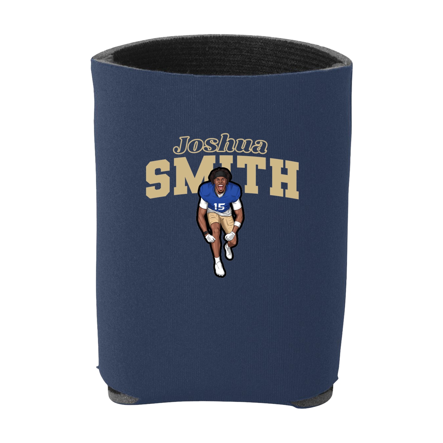 Can Holder — Name Arch in Navy