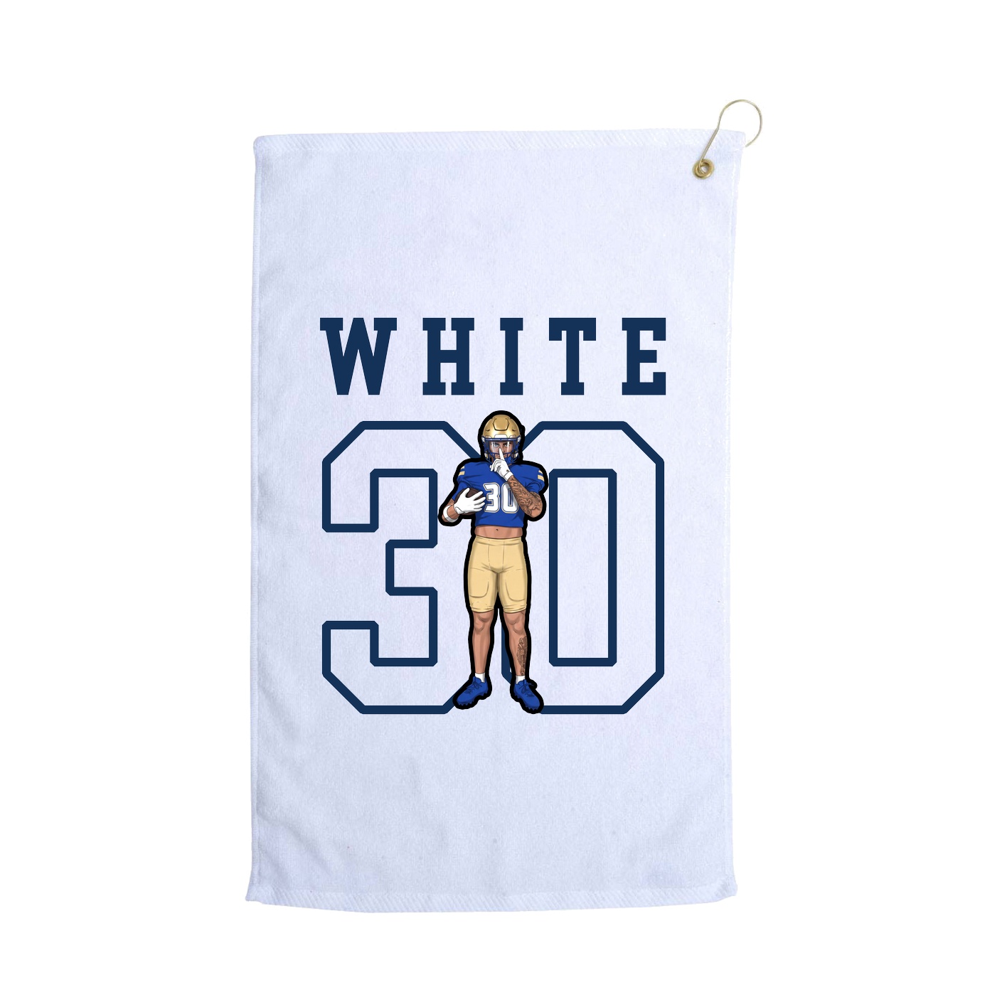 Golf Towel — Shirsey in White