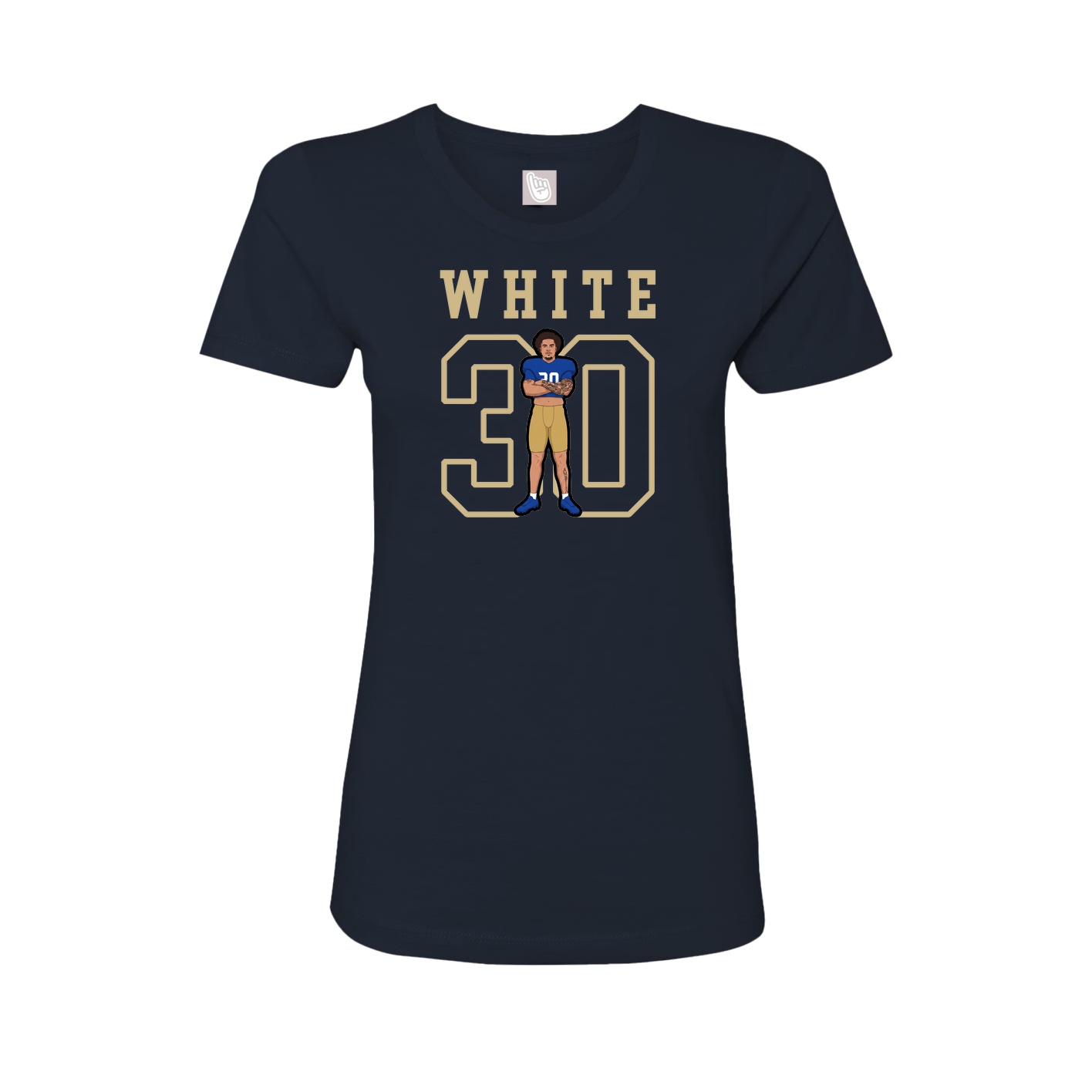 Fitted Women's Tee — Shirsey in Navy
