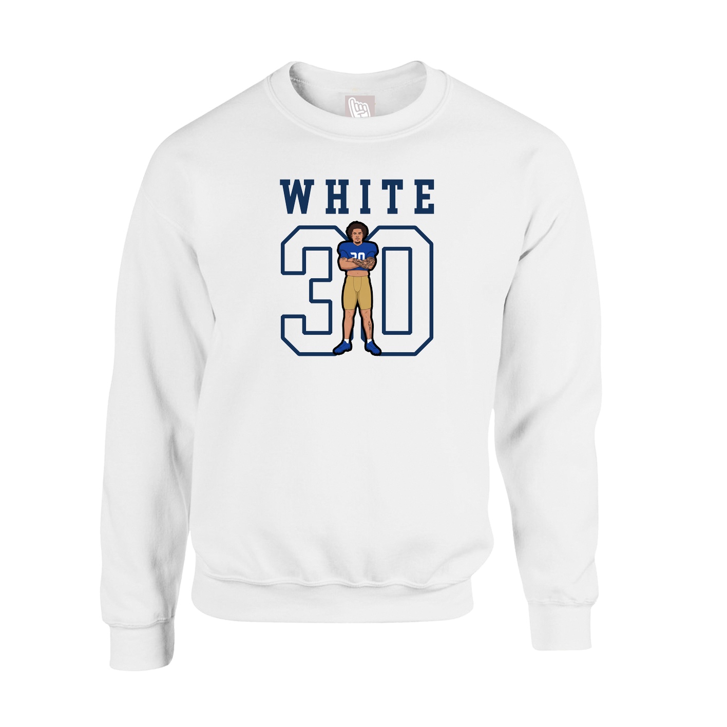 Fleece Crew — Shirsey in White