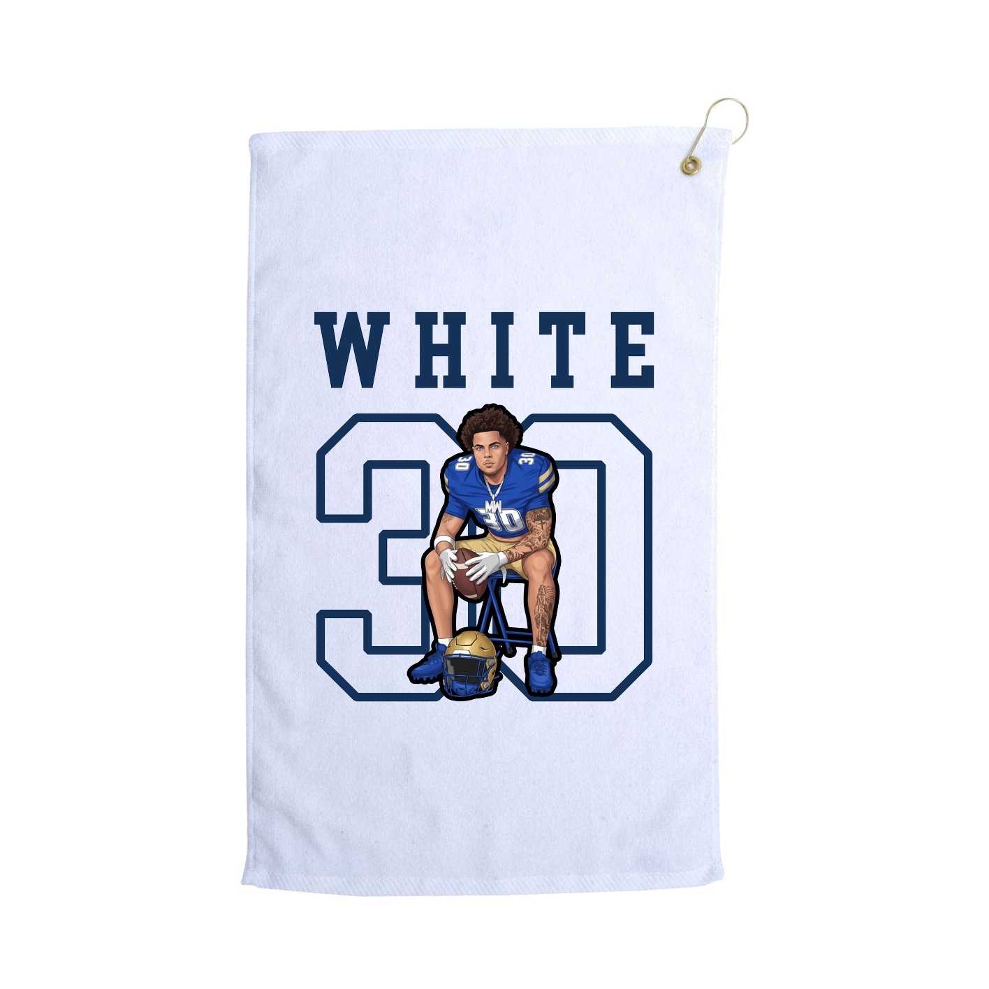 Golf Towel — Shirsey in White