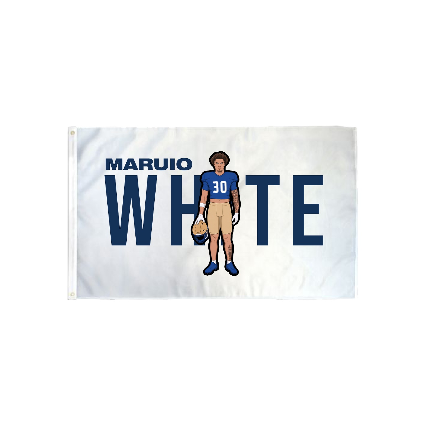 3x5 Flag — Player Name in Classic