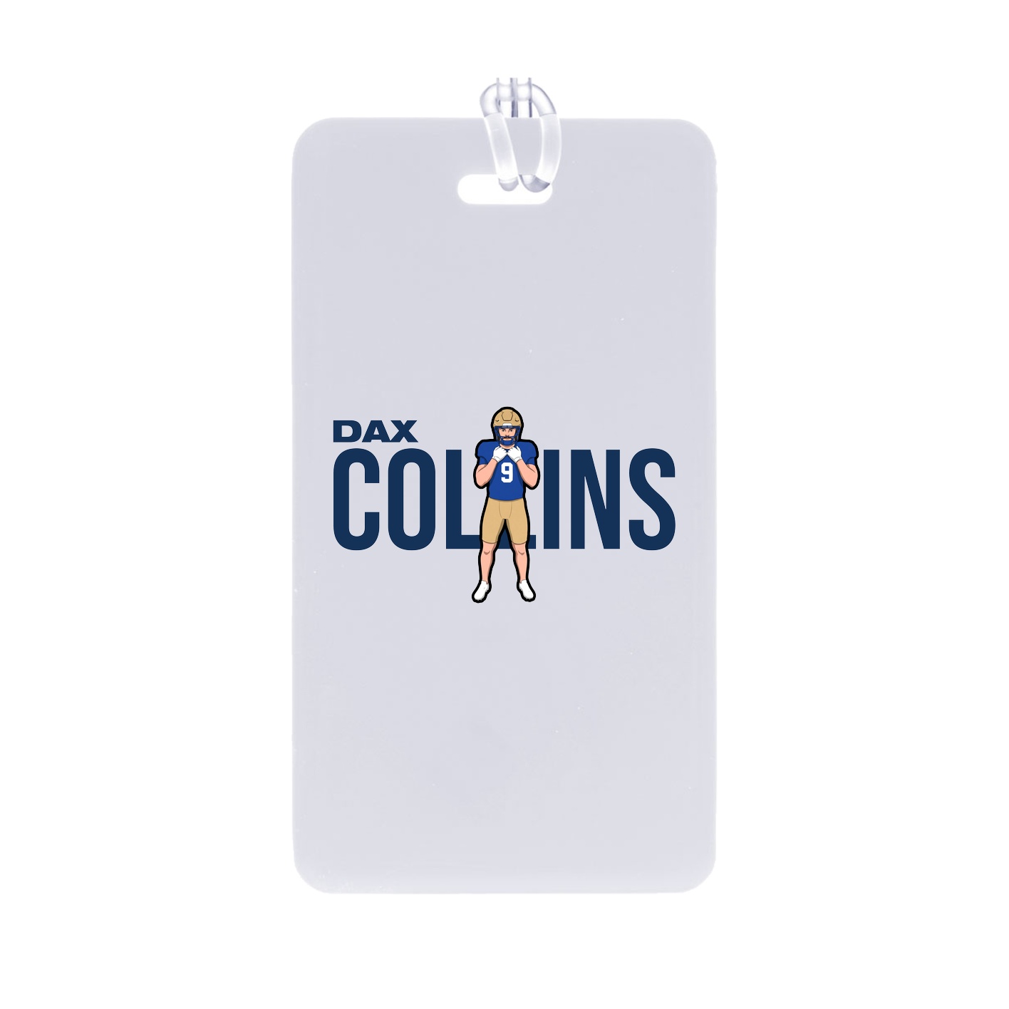 Bag Tag — Player Name in Classic
