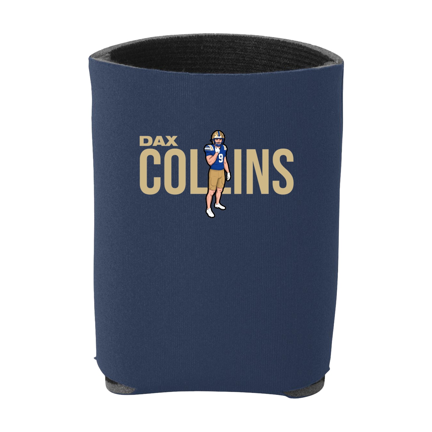 Can Holder — Player Name in Navy