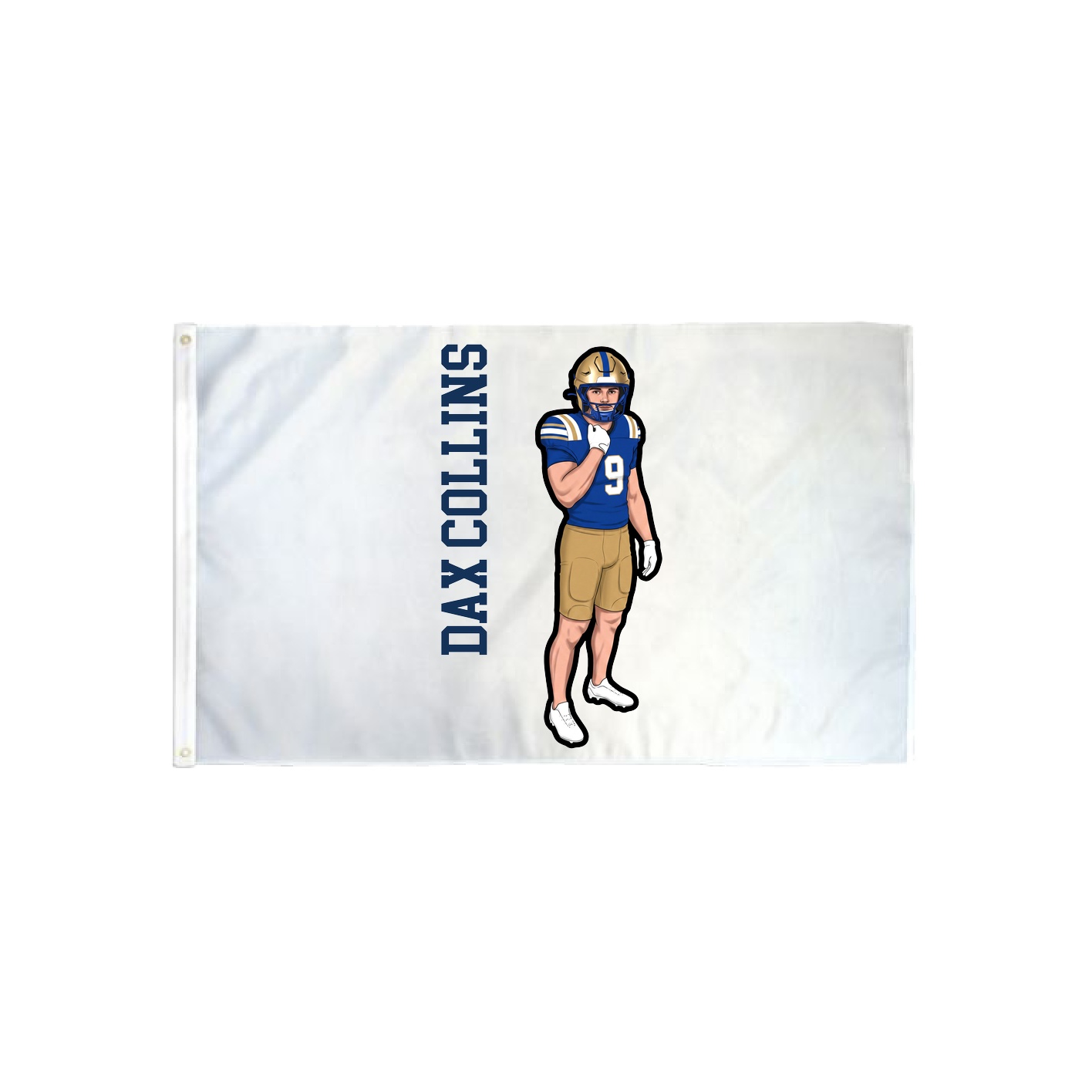3x5 Flag — Name Vertical in Classic