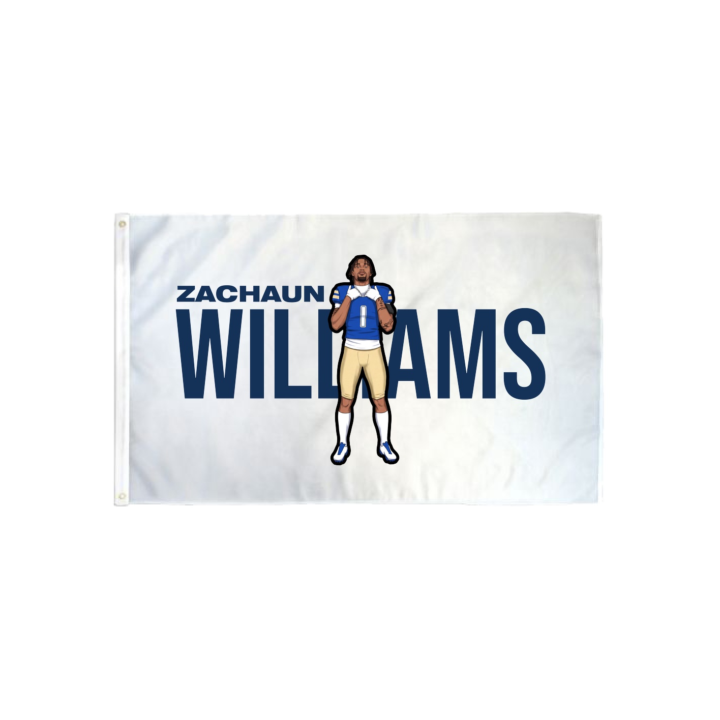 3x5 Flag — Player Name in Classic