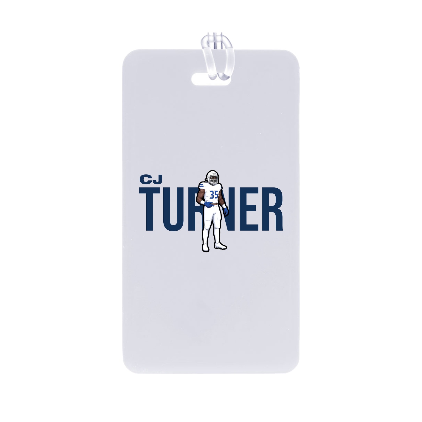 Bag Tag — Player Name in Classic