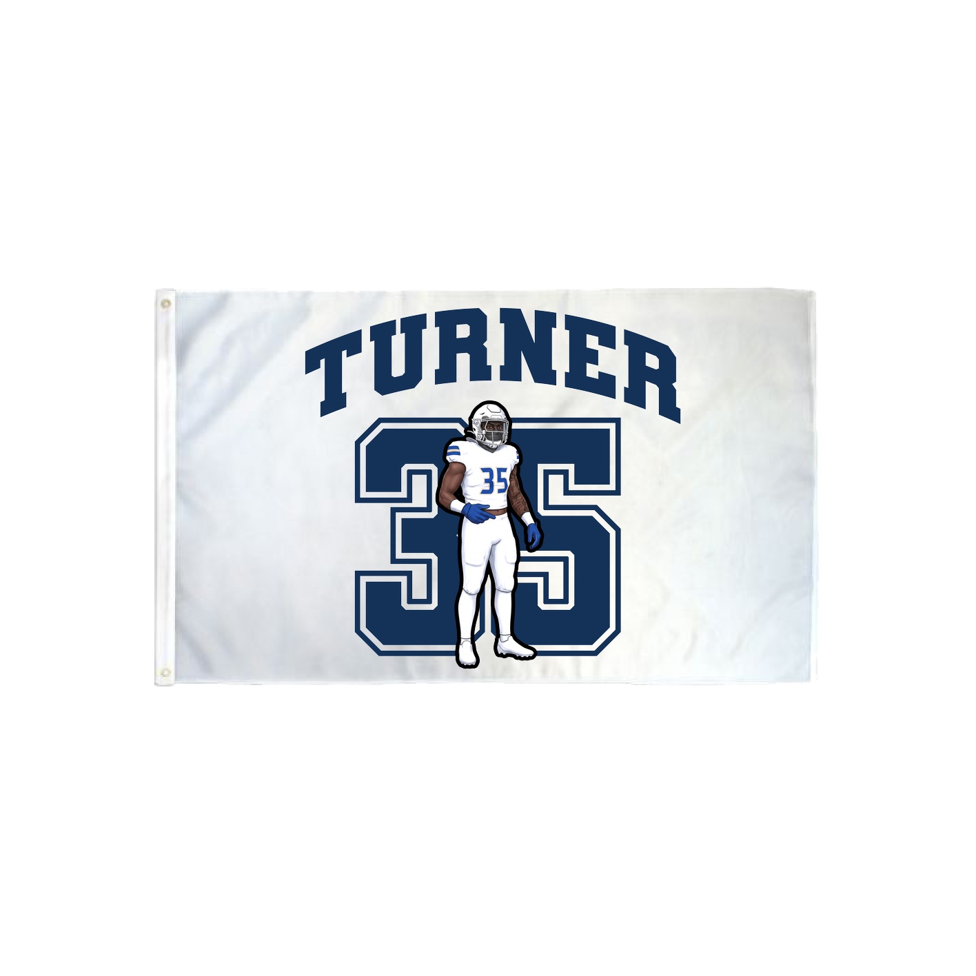 3x5 Flag — Number in Classic