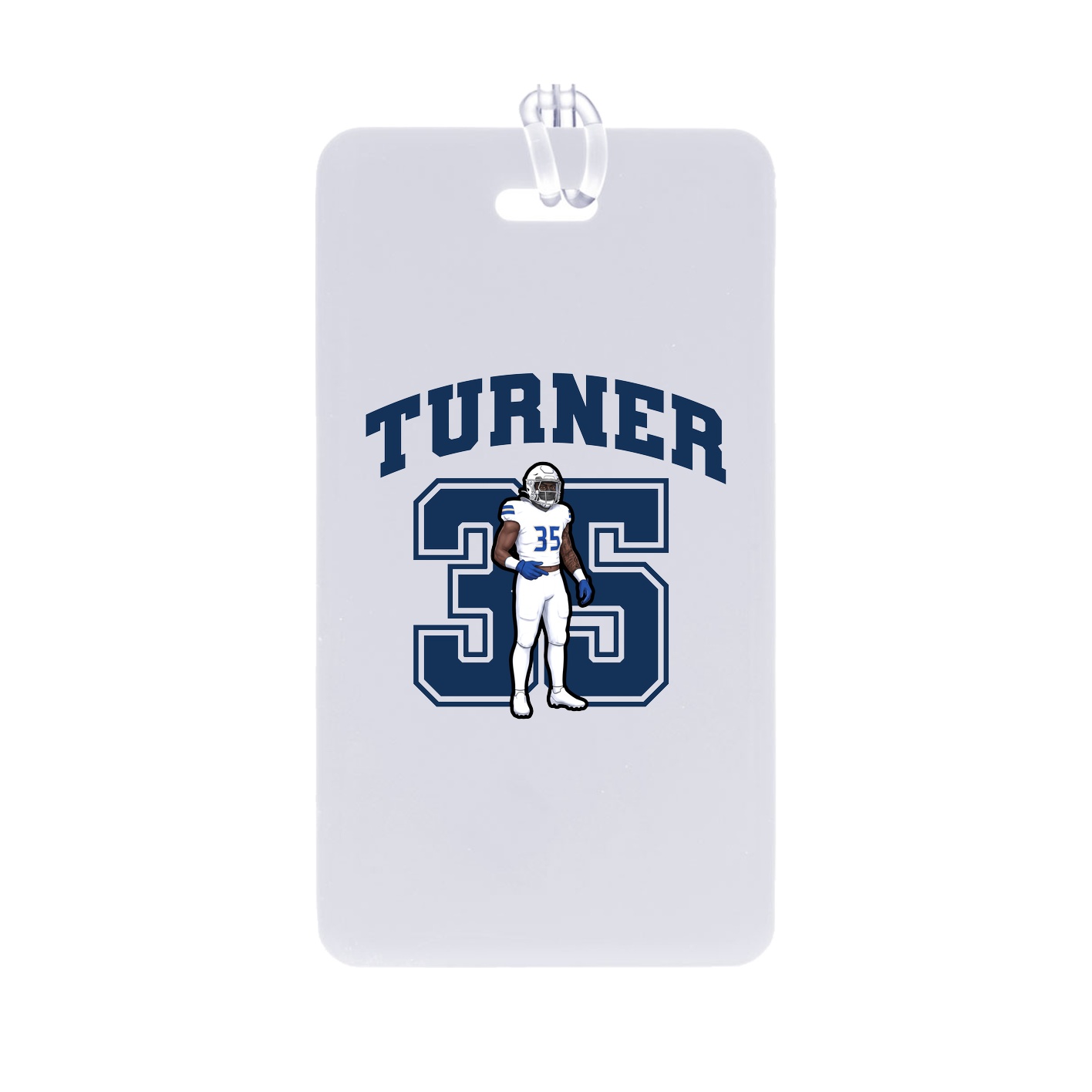 Bag Tag — Number in Classic