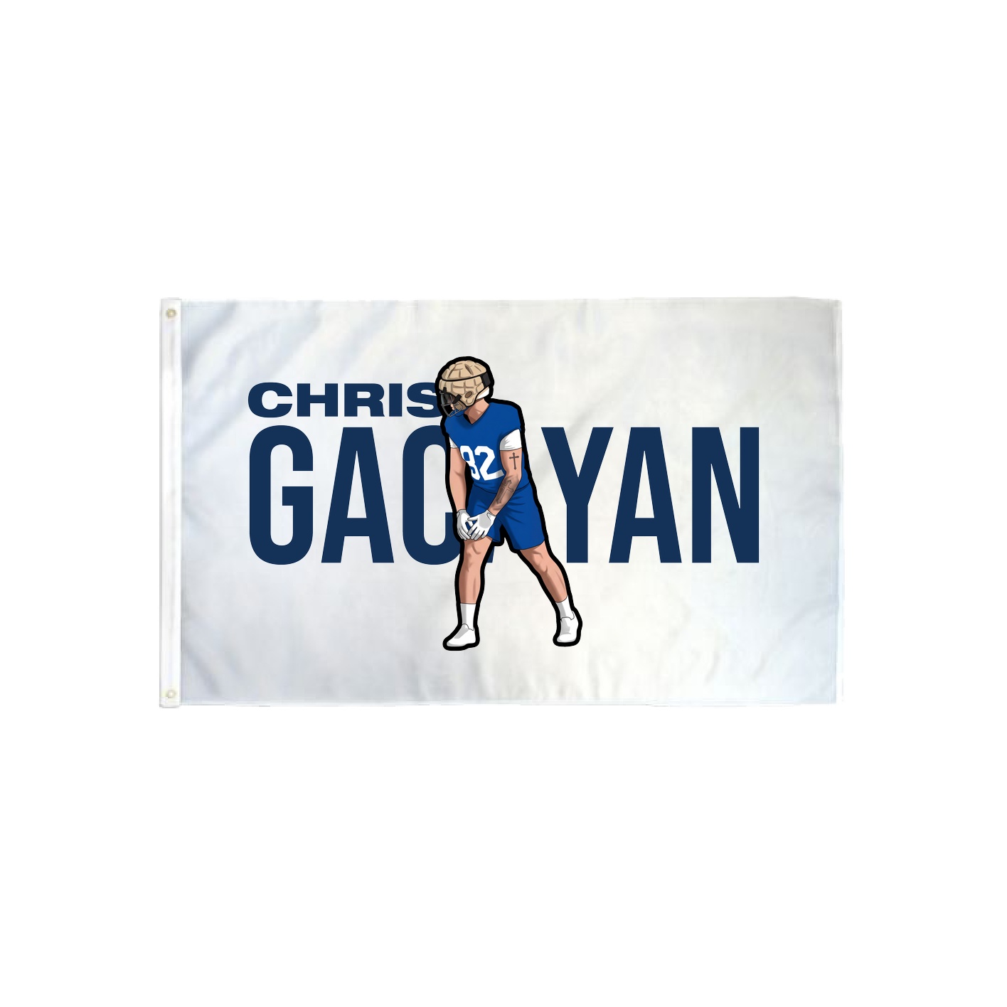 3x5 Flag — Player Name in Classic