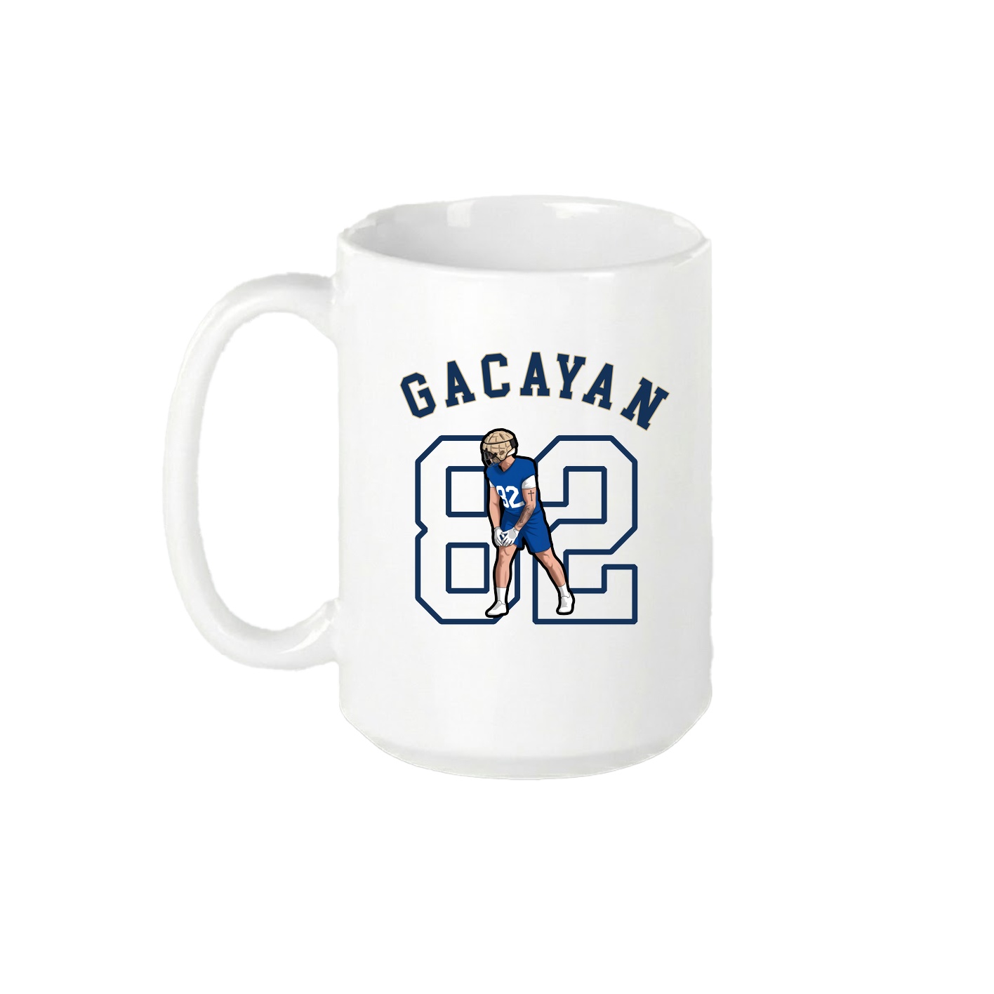 15oz Coffee Mug — Shirsey Arch in White