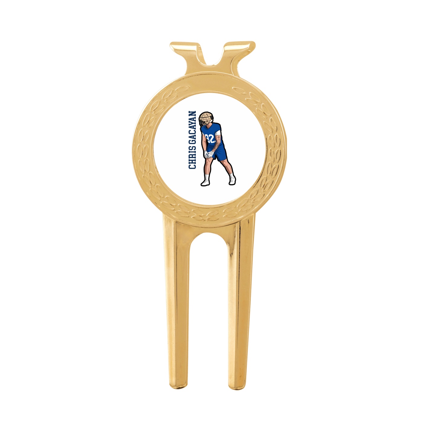 Divot Tool with Ball Marker — Name Vertical in Classic