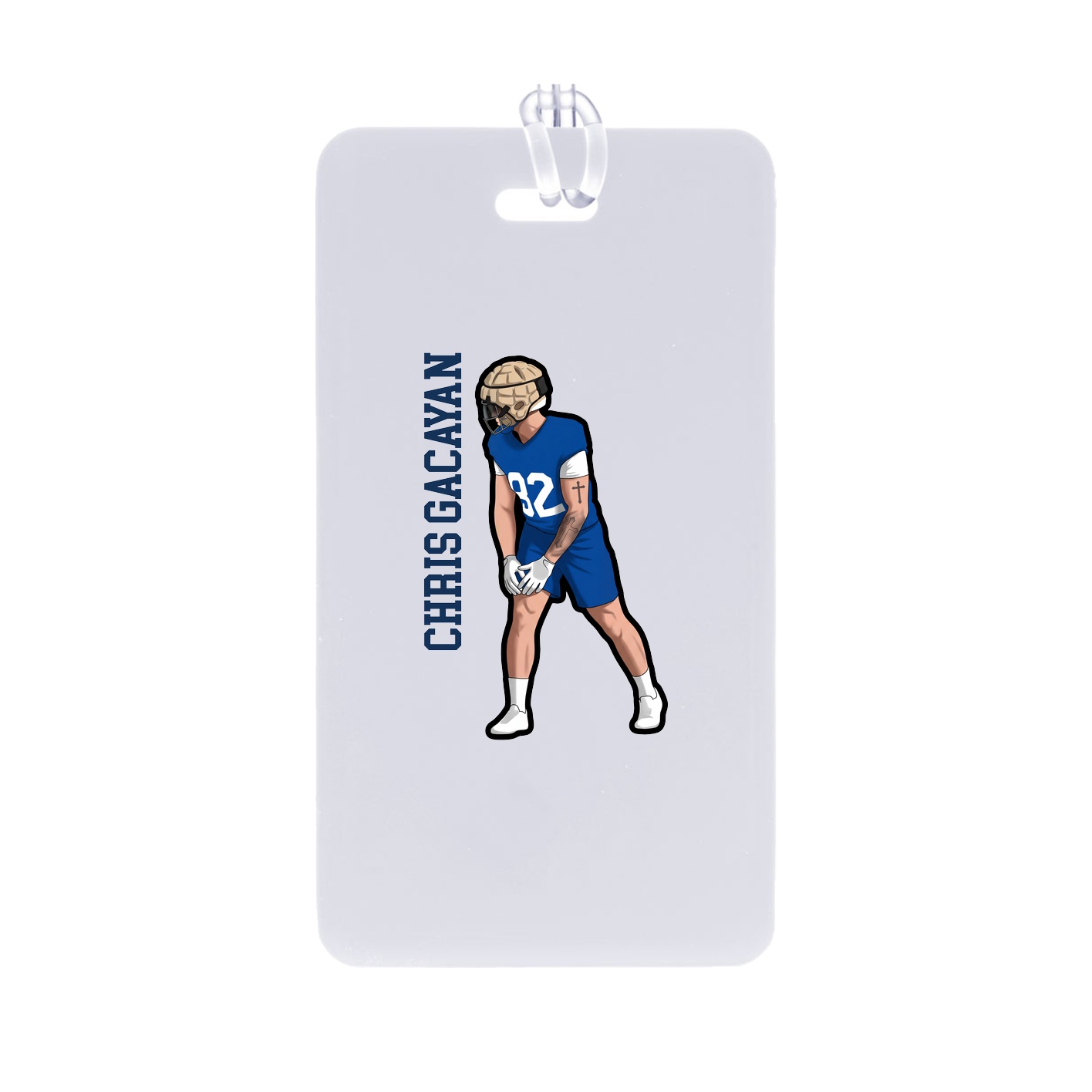Bag Tag — Name Vertical in Classic