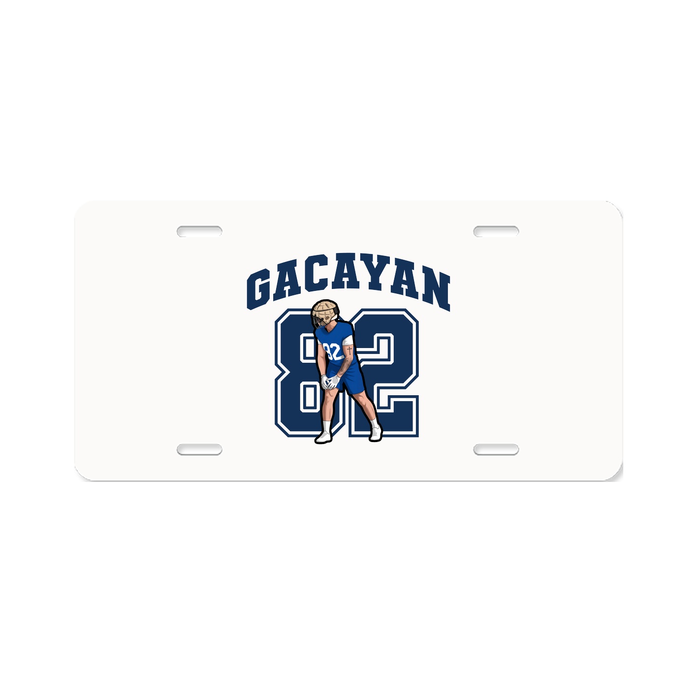 License Plate — Number in Classic